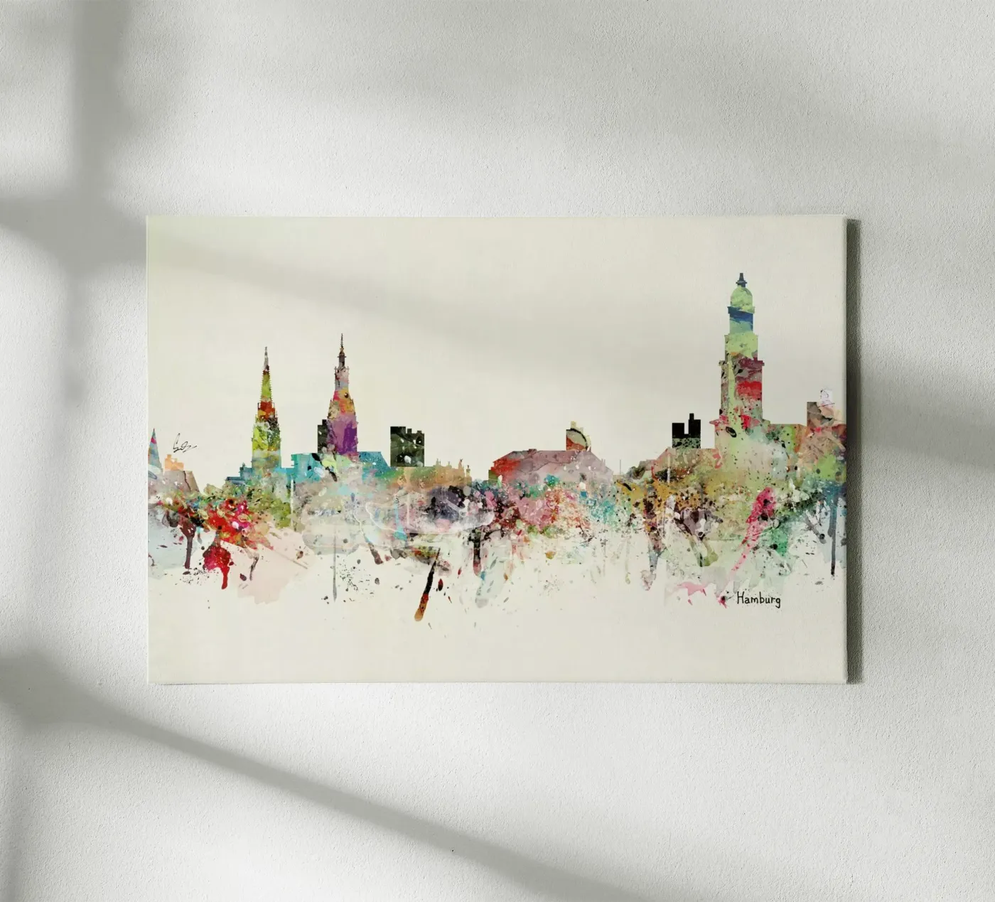 Hamburg canvas by Brian Buckley