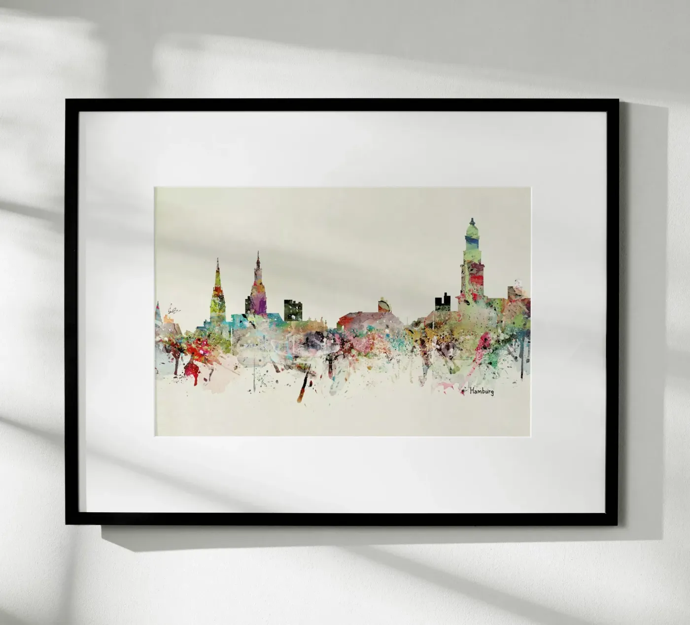 Hamburg Poster von Brian Buckley