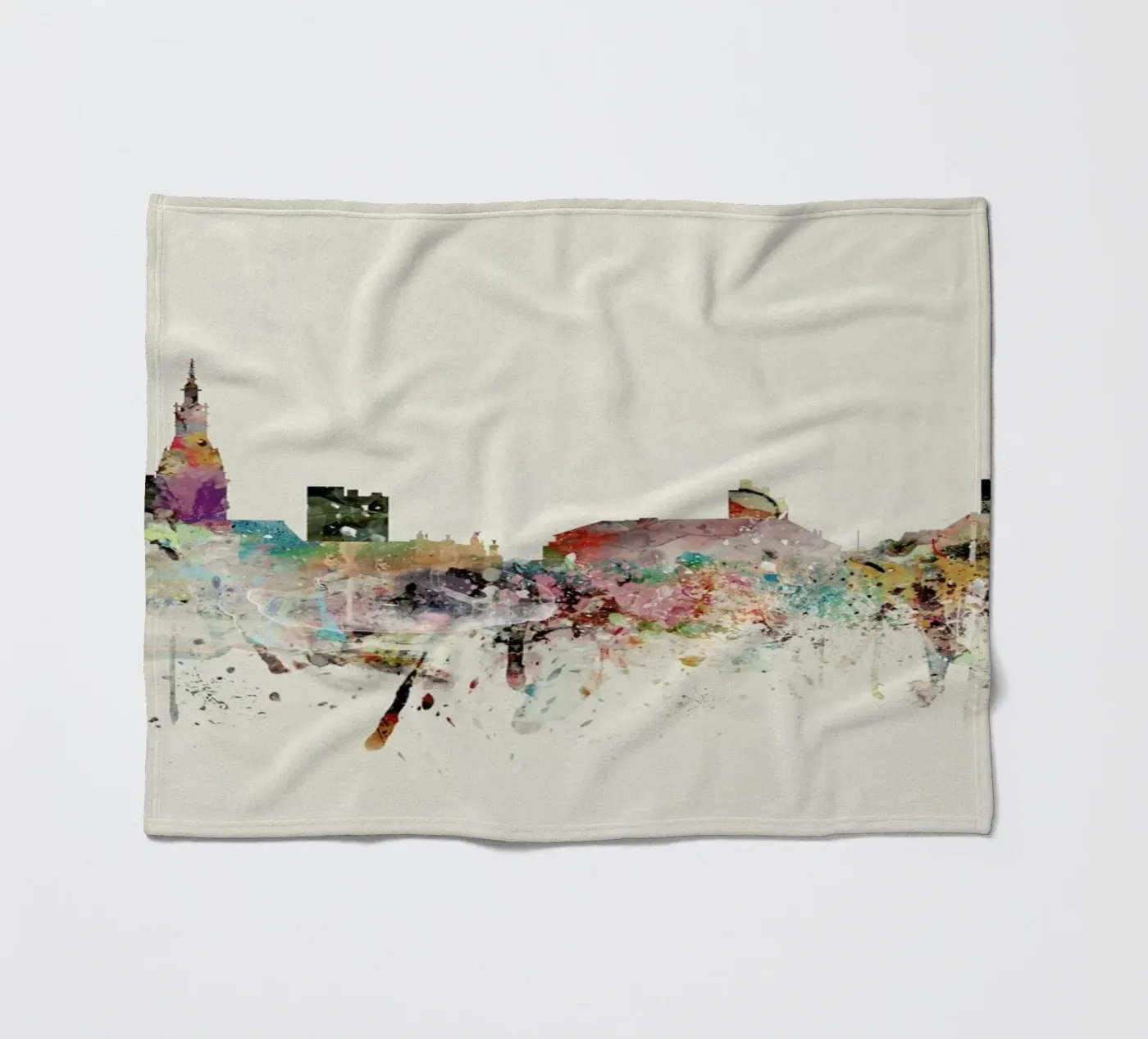 Hamburg Fleecedecke von Brian Buckley