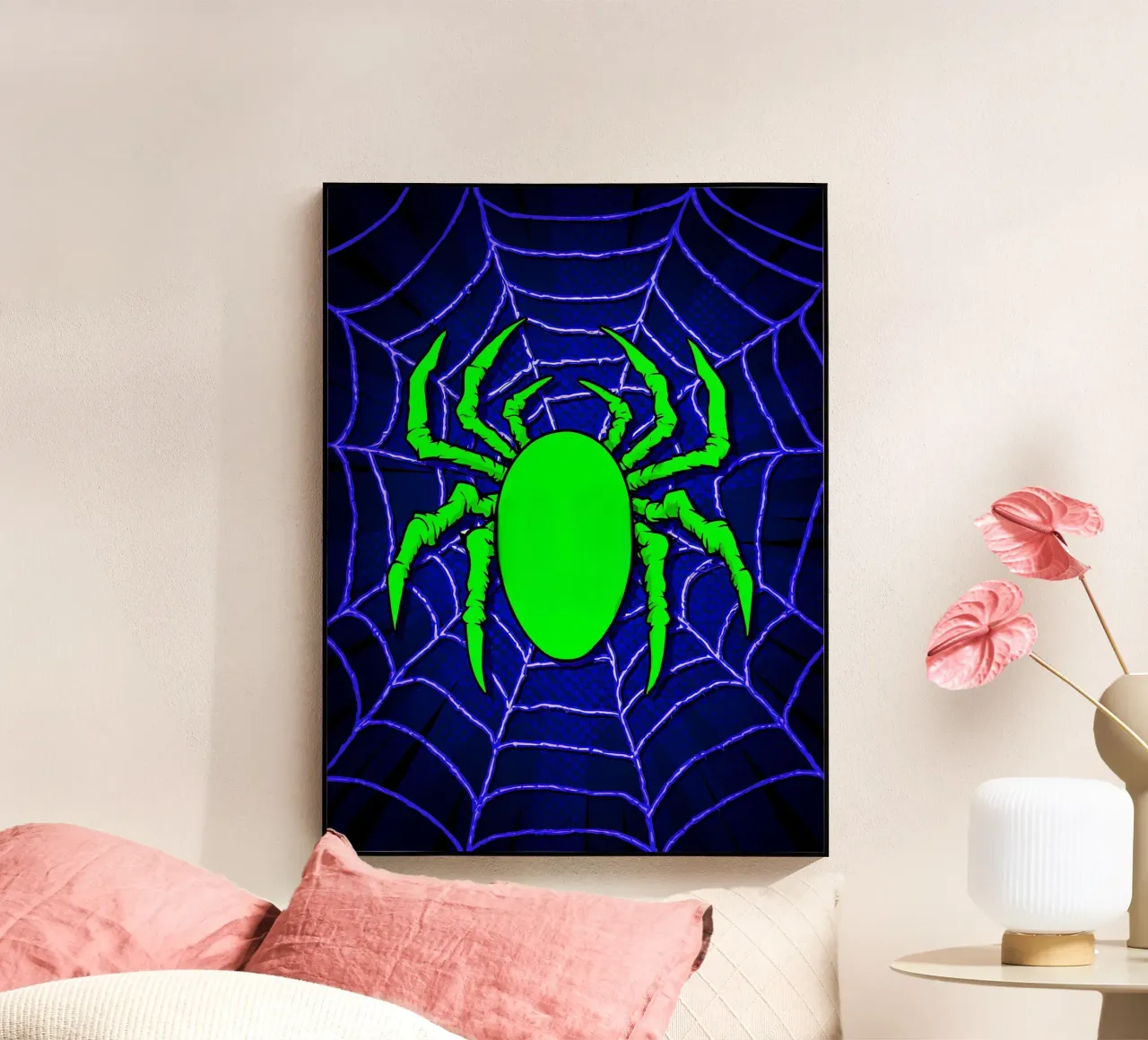 Ragno - Pop Art plexiglass da ColorCrash Gallery