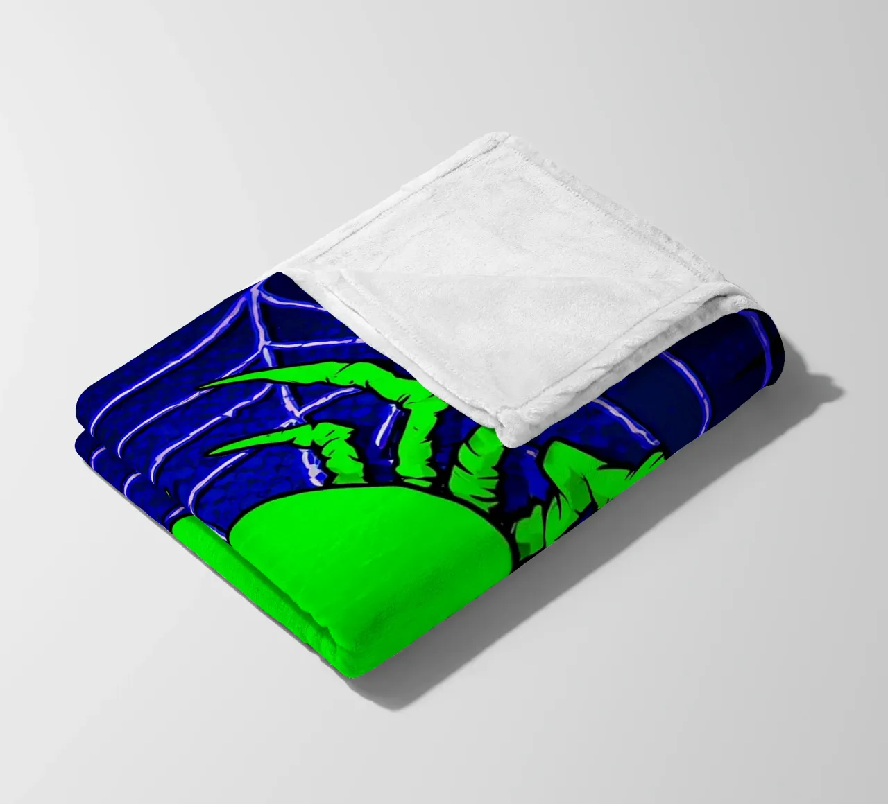 Ragno - Pop Art coperta in pile da ColorCrash Gallery