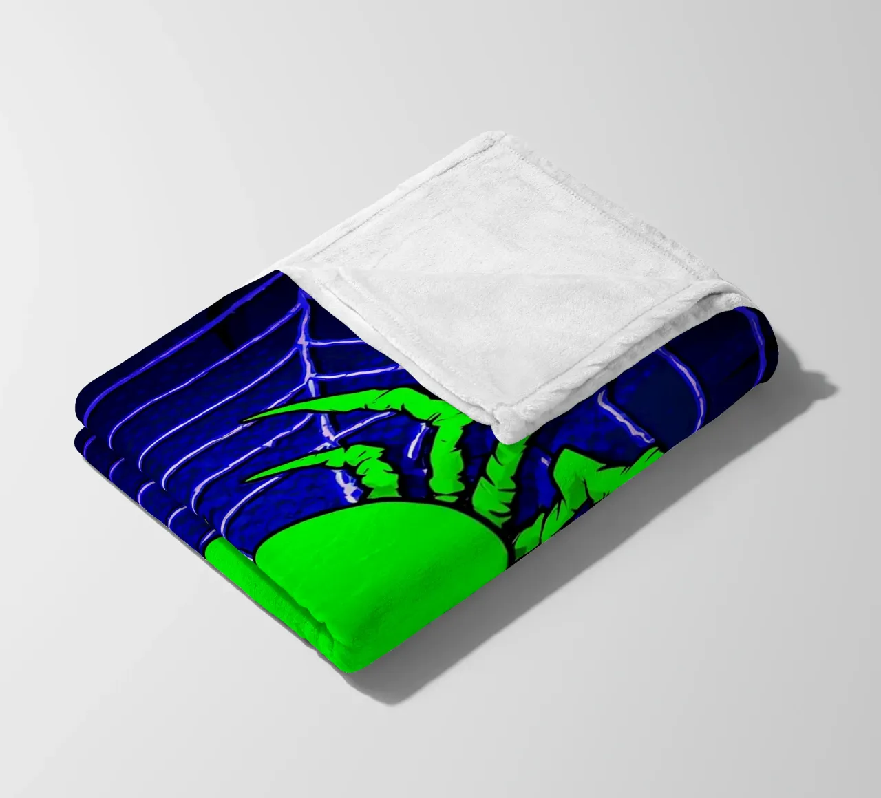 Ragno - Pop Art coperta in pile da ColorCrash Gallery