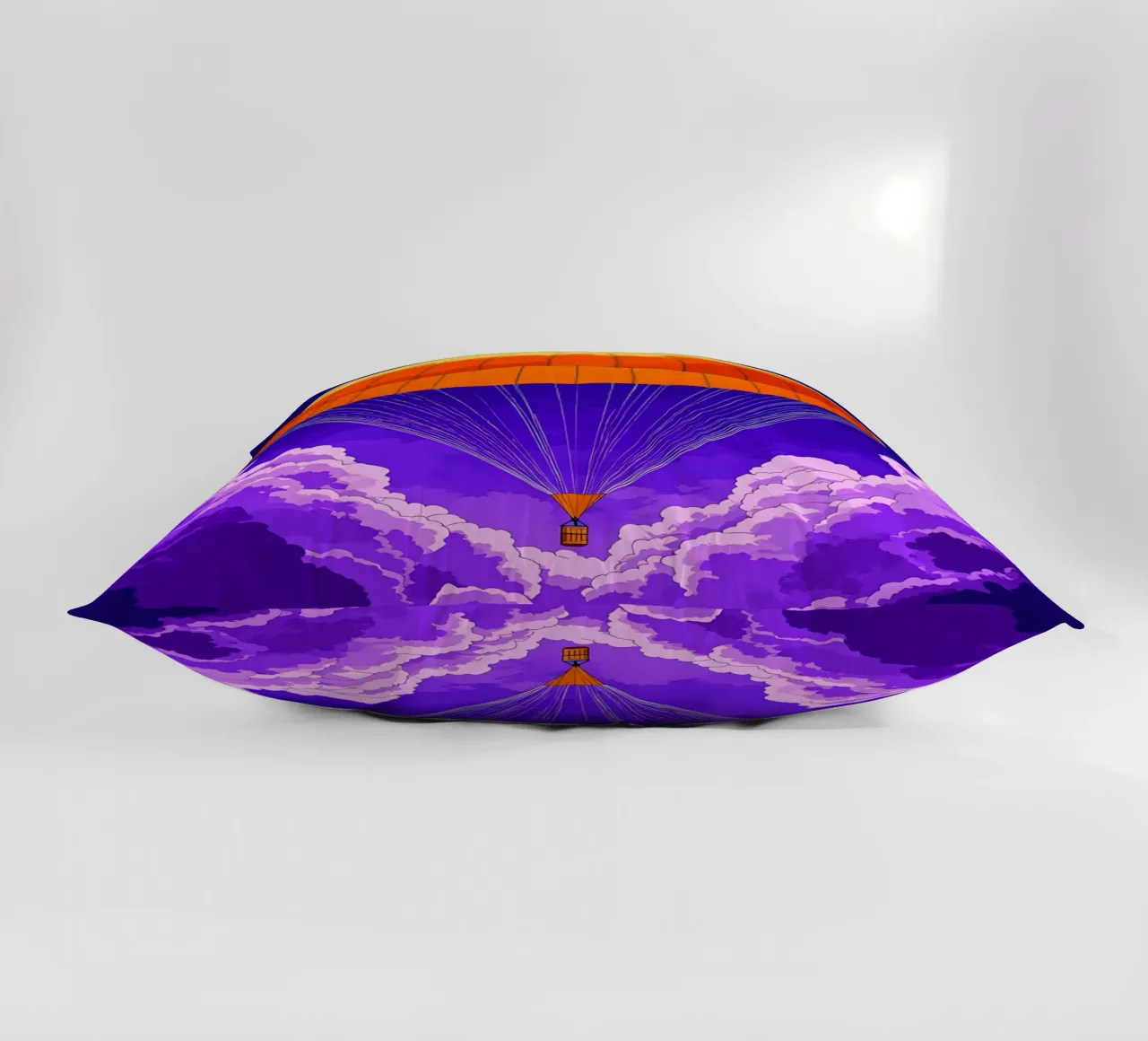 Paracadute nel cielo - Pop Art cuscino da ColorCrash Gallery