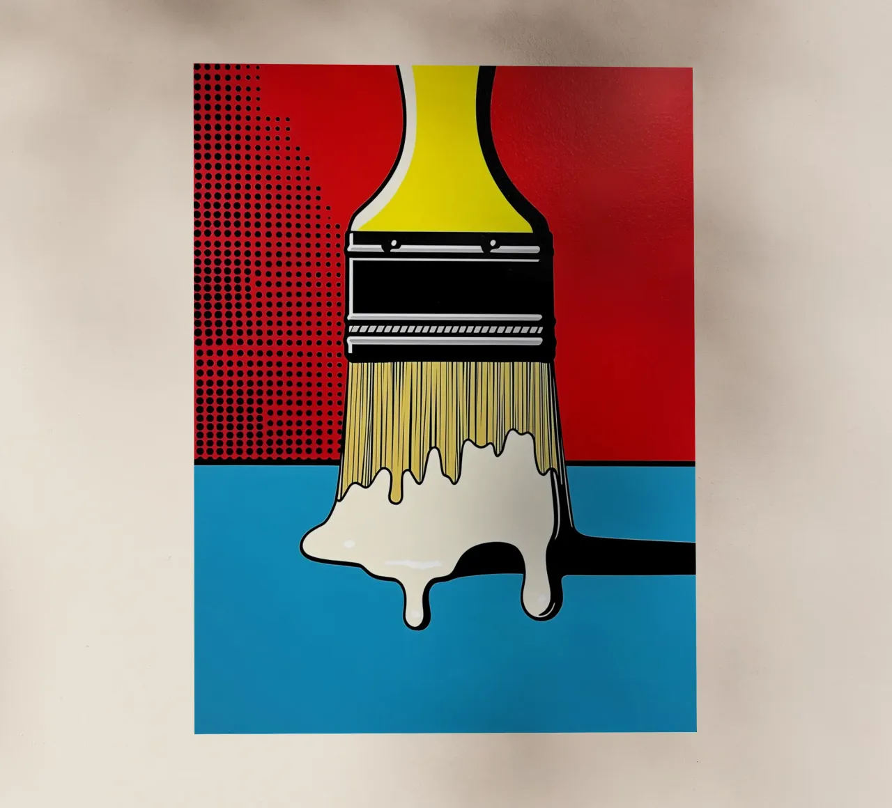 Pennello - Pop Art pellicola backlit da ColorCrash Gallery