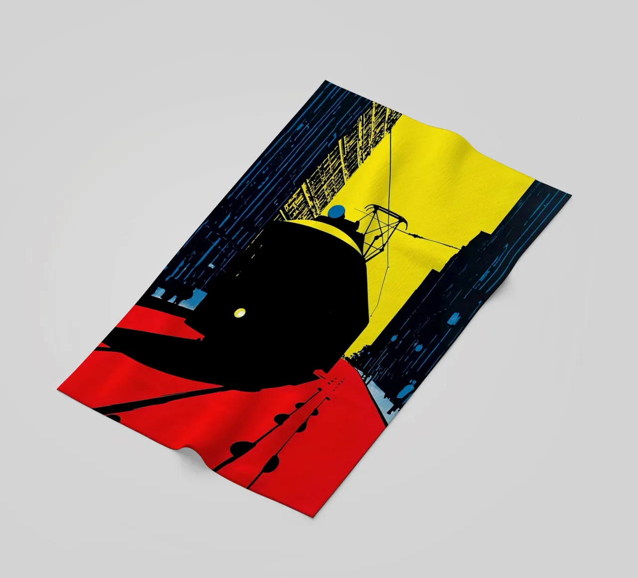 Tram - Pop Art telo mare da ColorCrash Gallery
