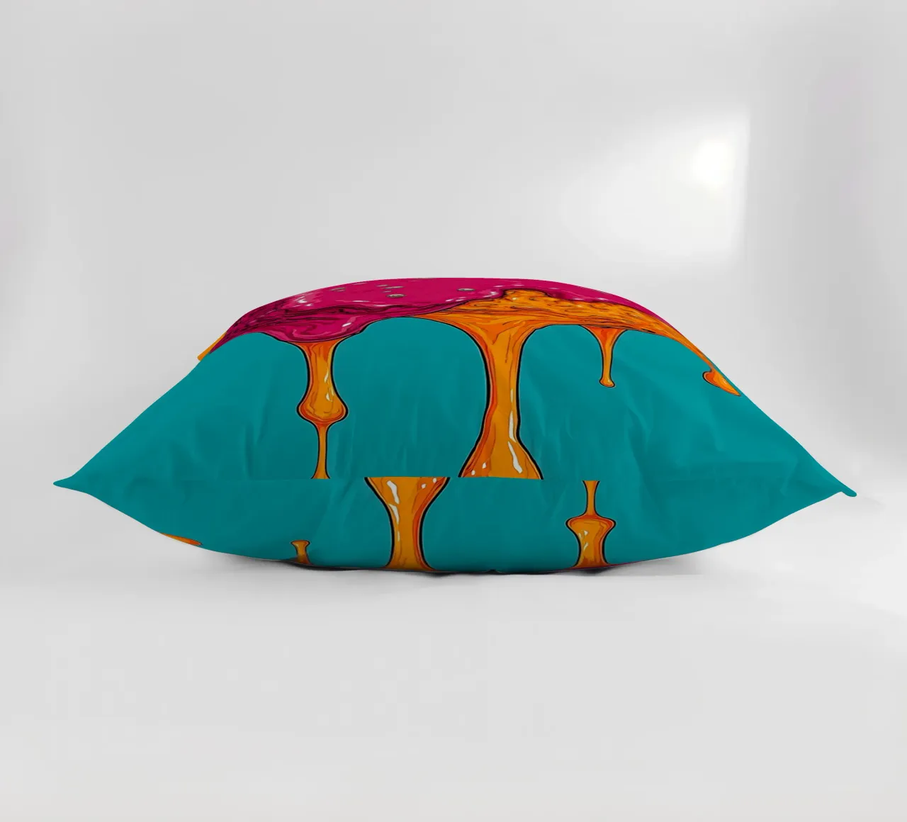Smeltende chocolade - Pop-art kussen van ColorCrash Gallery