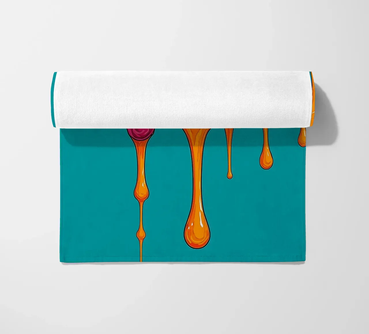 Melting Chocolate - Pop Art beach towel by ColorCrash Gallery
