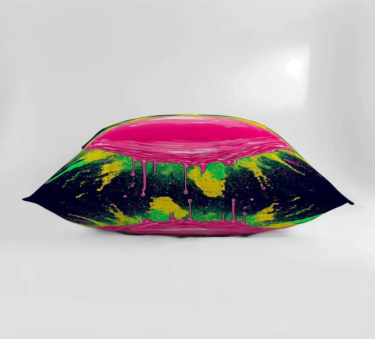 Rosa Bubble Pop - Pop Art cuscino da ColorCrash Gallery