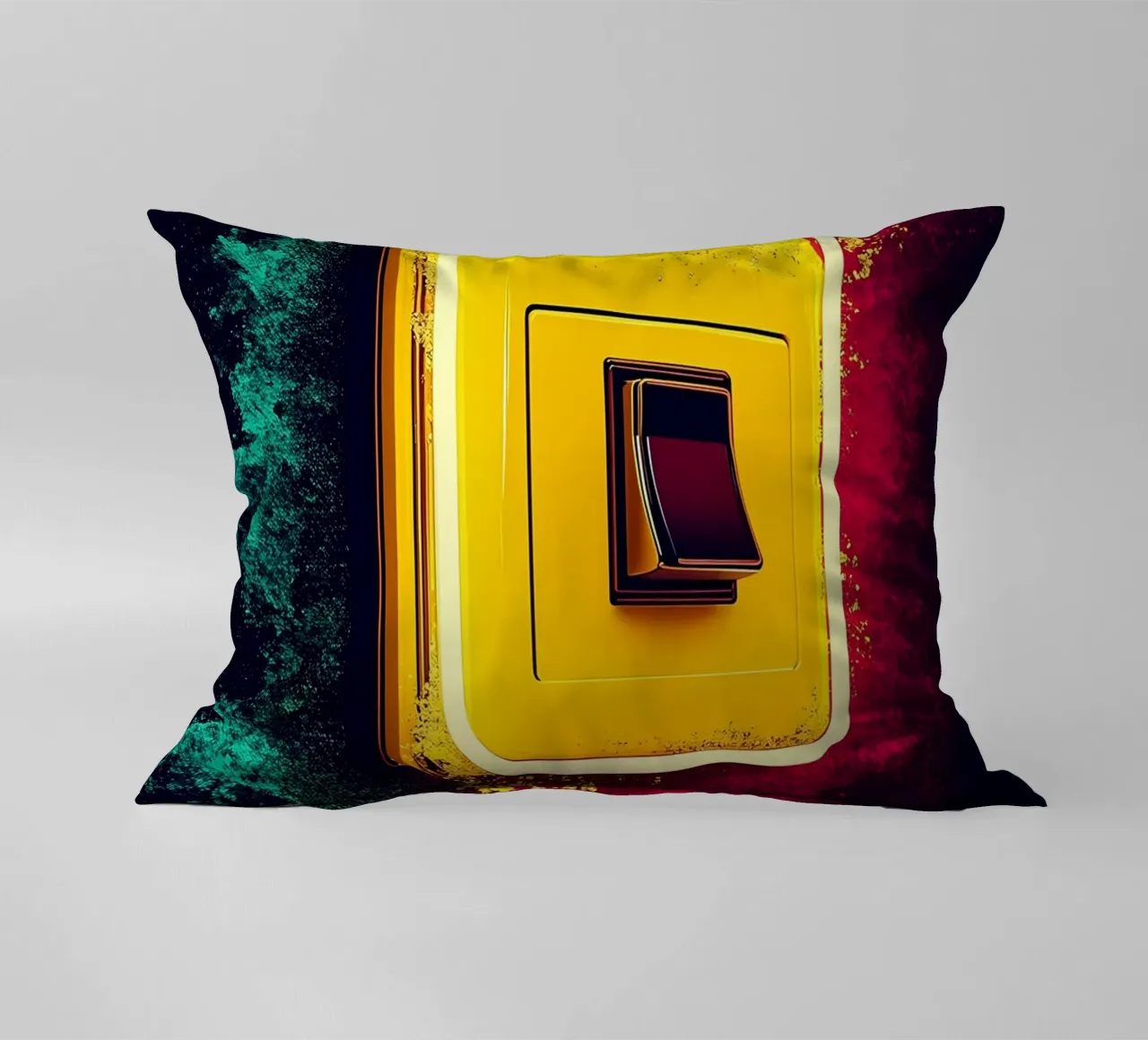 Interruttore della luce - Pop Art cuscino da ColorCrash Gallery