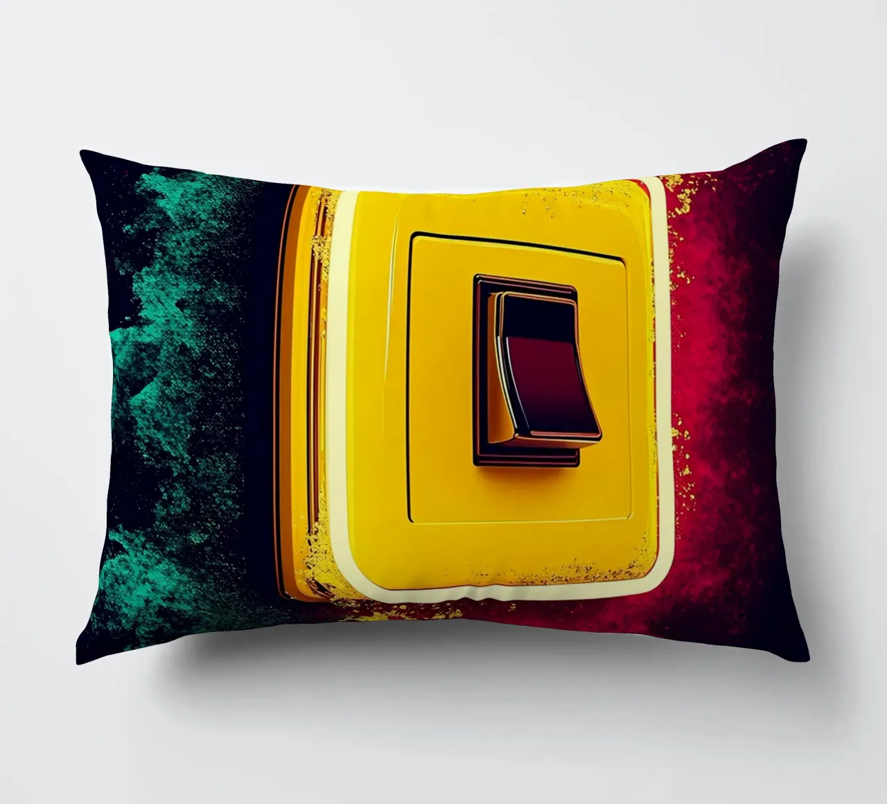 Interruttore della luce - Pop Art cuscino da ColorCrash Gallery