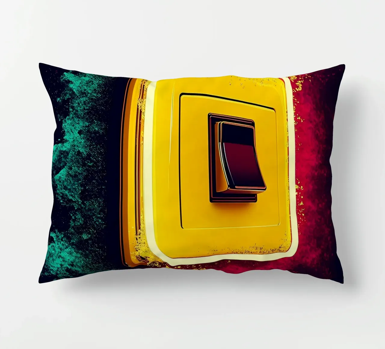 Interruttore della luce - Pop Art cuscino da ColorCrash Gallery