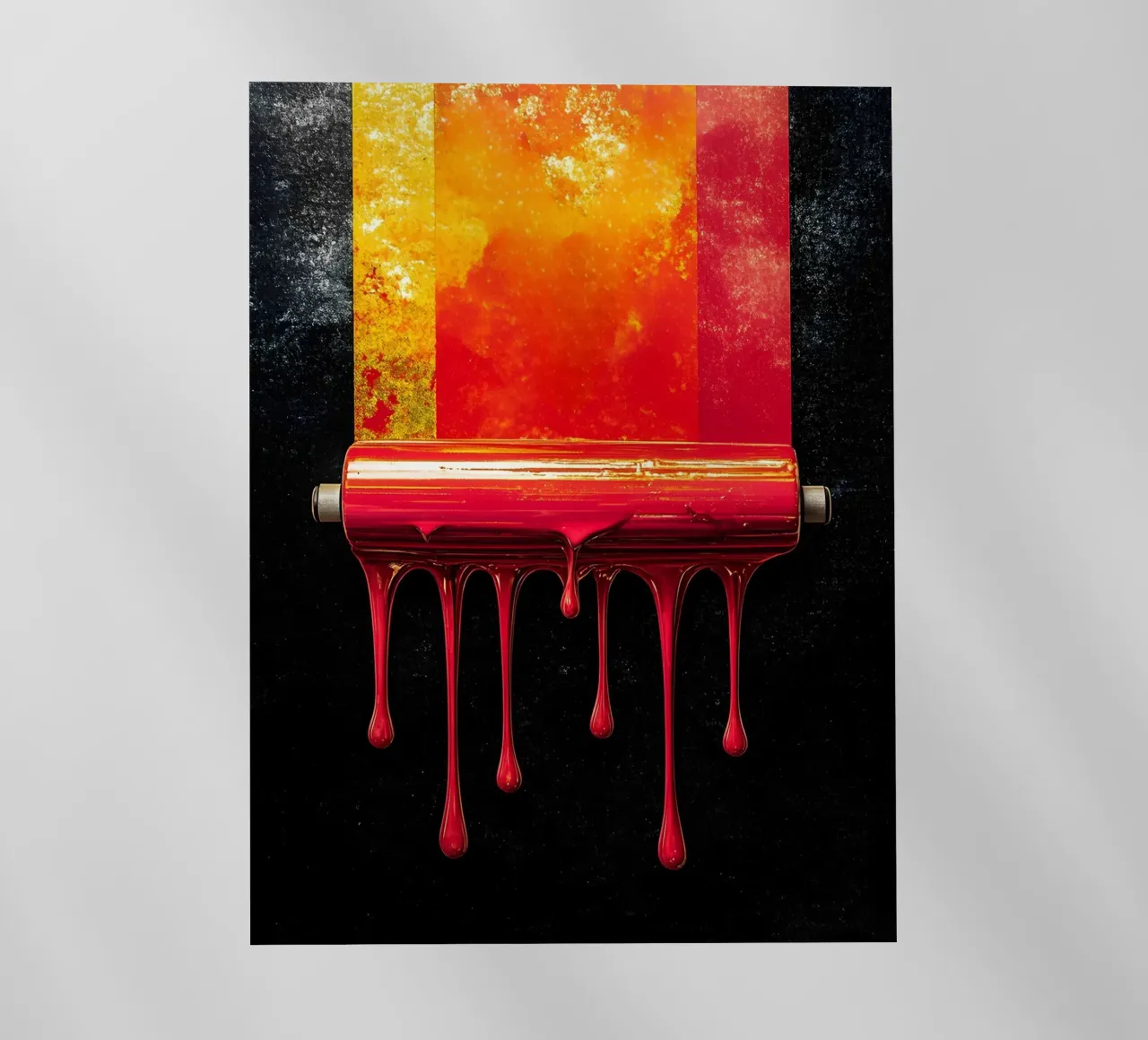Rullo di vernice - Pop Art pellicola backlit da ColorCrash Gallery