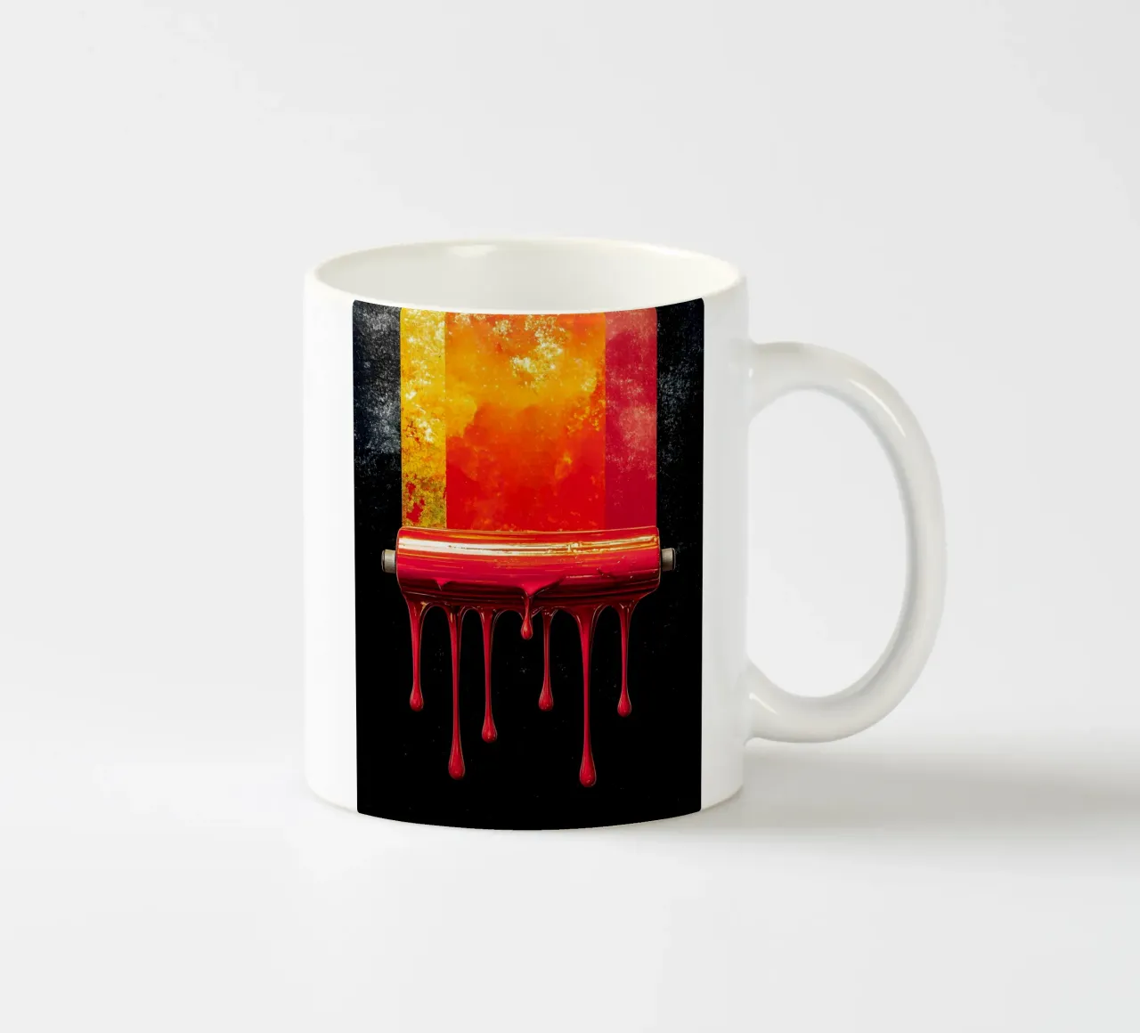 Rullo di vernice - Pop Art tazza in ceramica da ColorCrash Gallery
