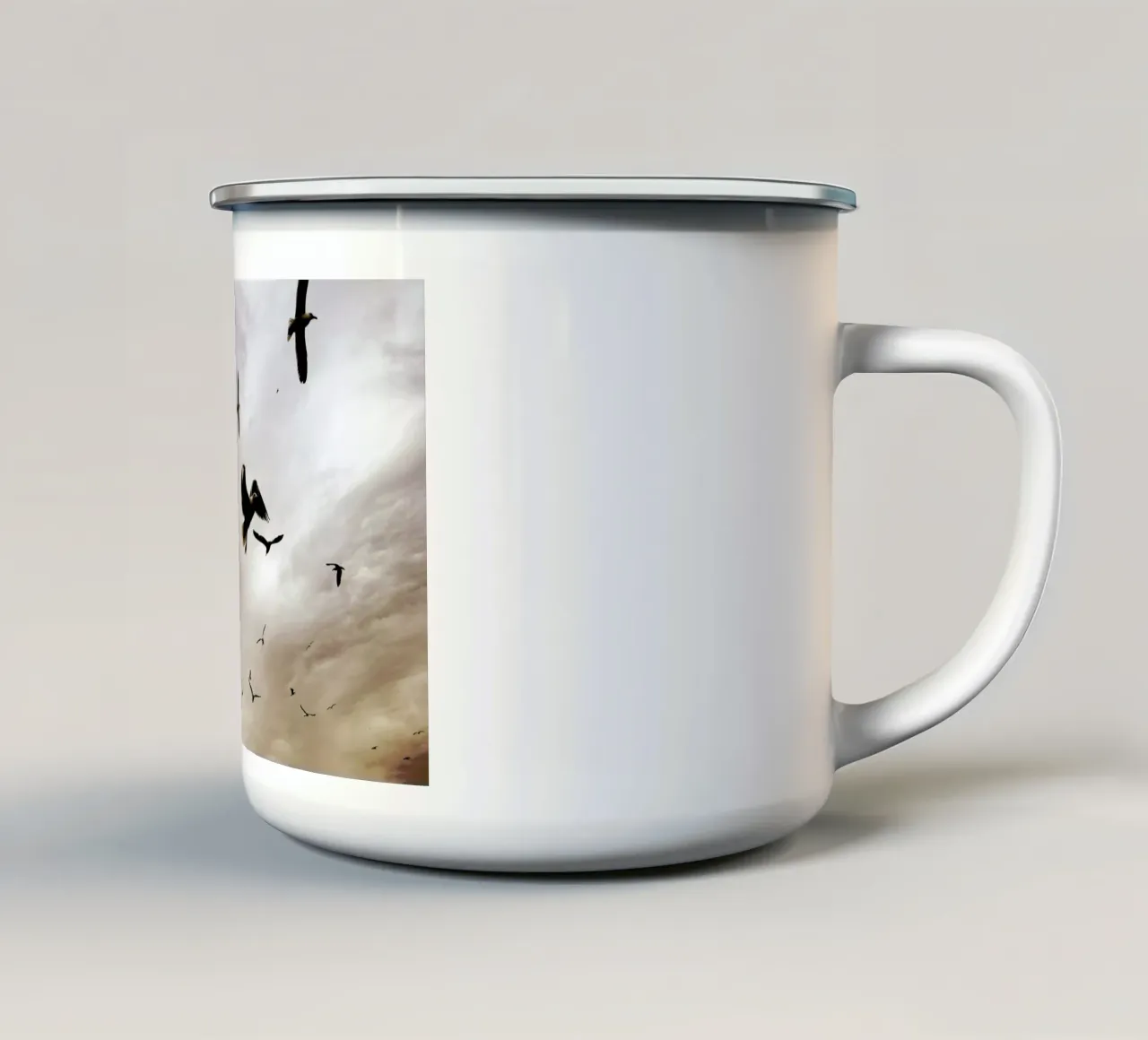 Flight & Freedom tazza in smalto da Shot By Clint