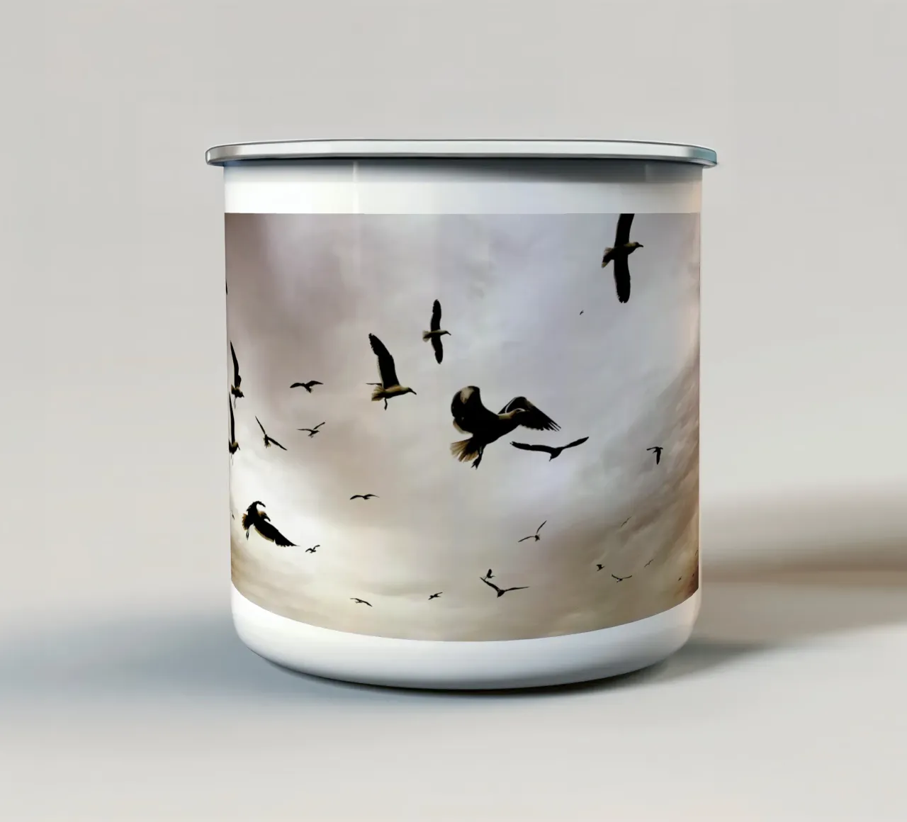 Flight & Freedom tazza in smalto da Shot By Clint