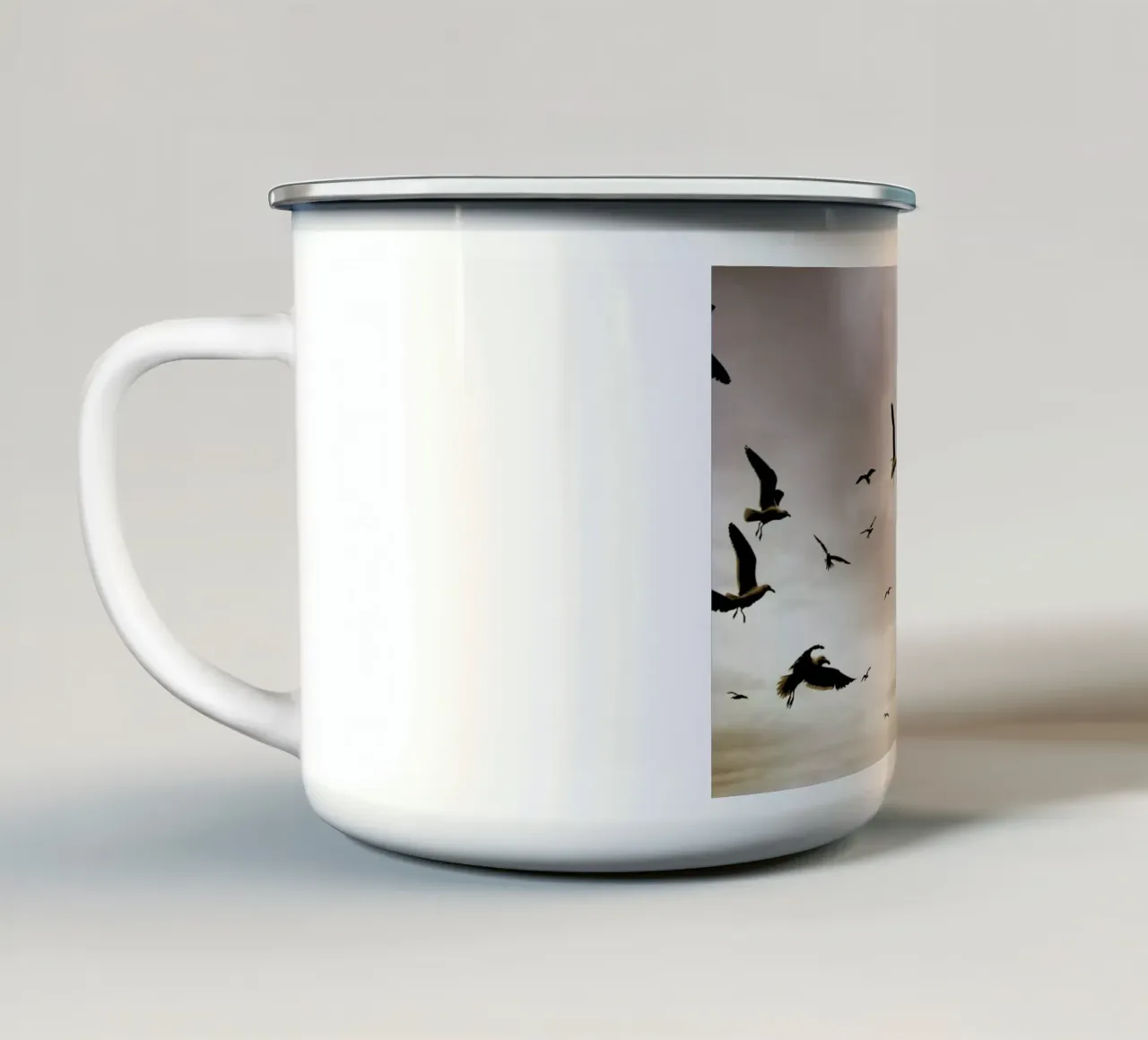 Flight & Freedom tazza in smalto da Shot By Clint