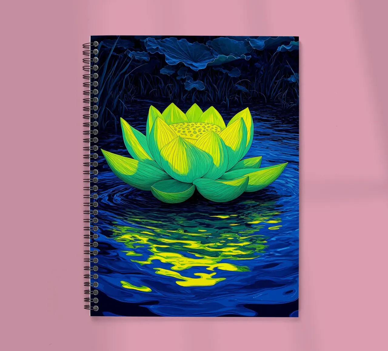 Loto sull'acqua - Pop Art diario ad anelli da ColorCrash Gallery