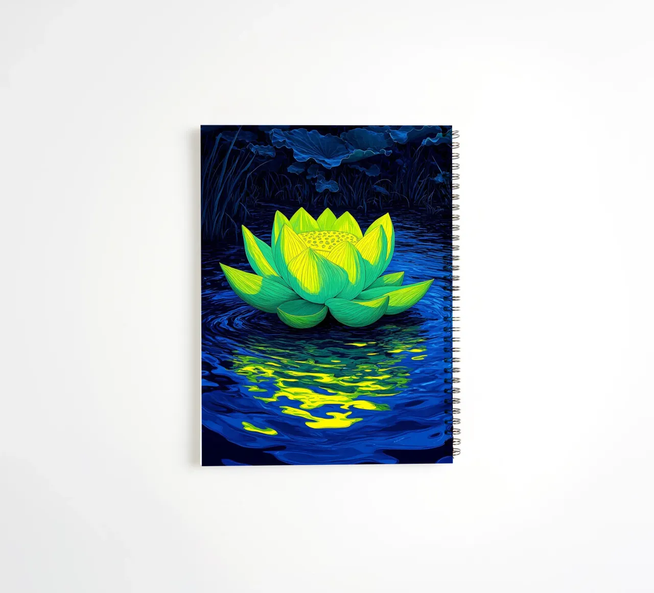 Loto sull'acqua - Pop Art diario ad anelli da ColorCrash Gallery