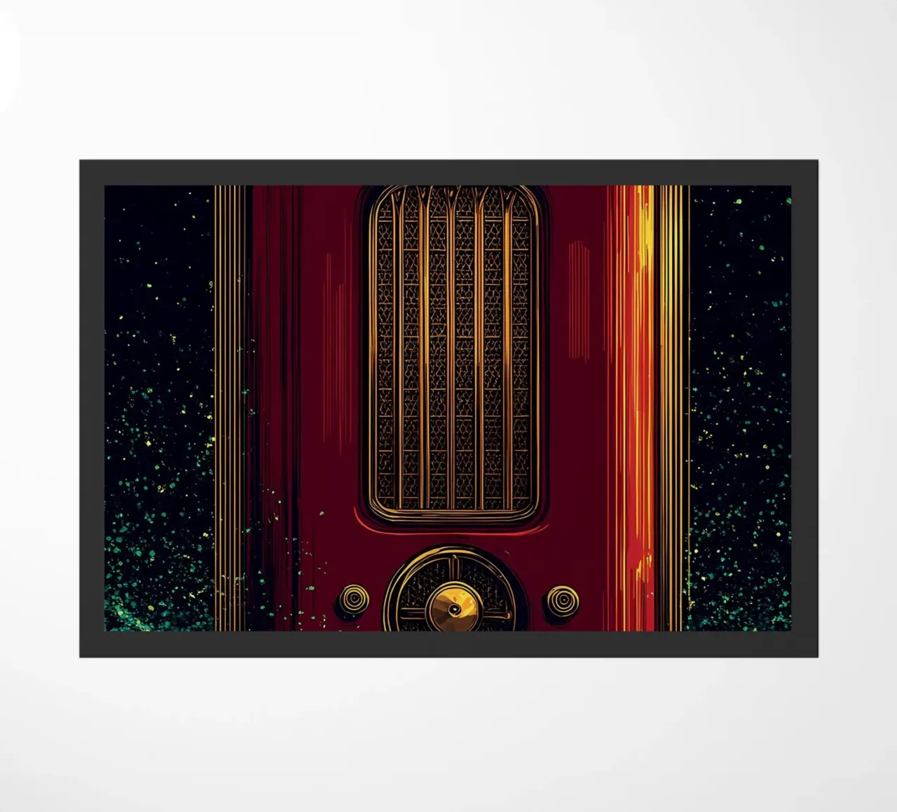 Radio d'epoca - Pop Art zerbino da ColorCrash Gallery