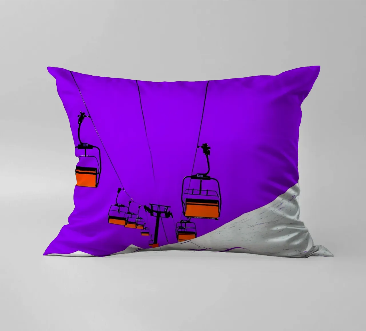 Impianti di risalita - Pop Art cuscino da ColorCrash Gallery