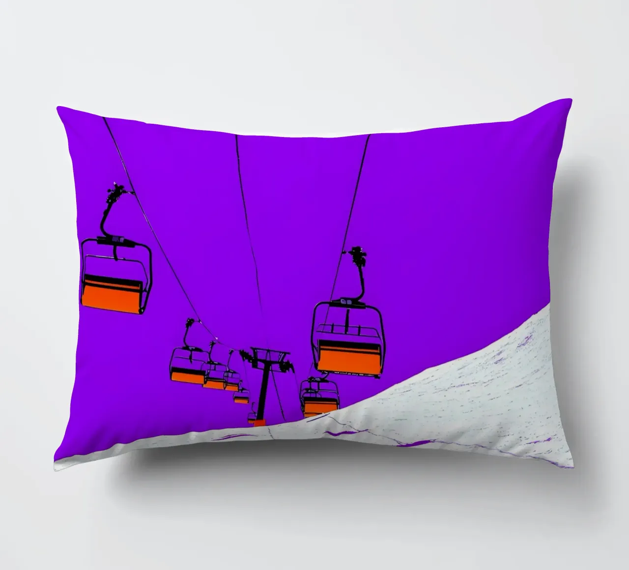 Impianti di risalita - Pop Art cuscino da ColorCrash Gallery