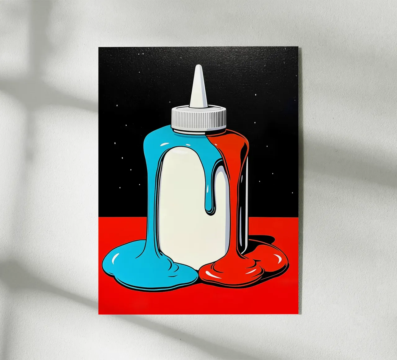 Bottiglia di colla - Pop Art plexiglass da ColorCrash Gallery