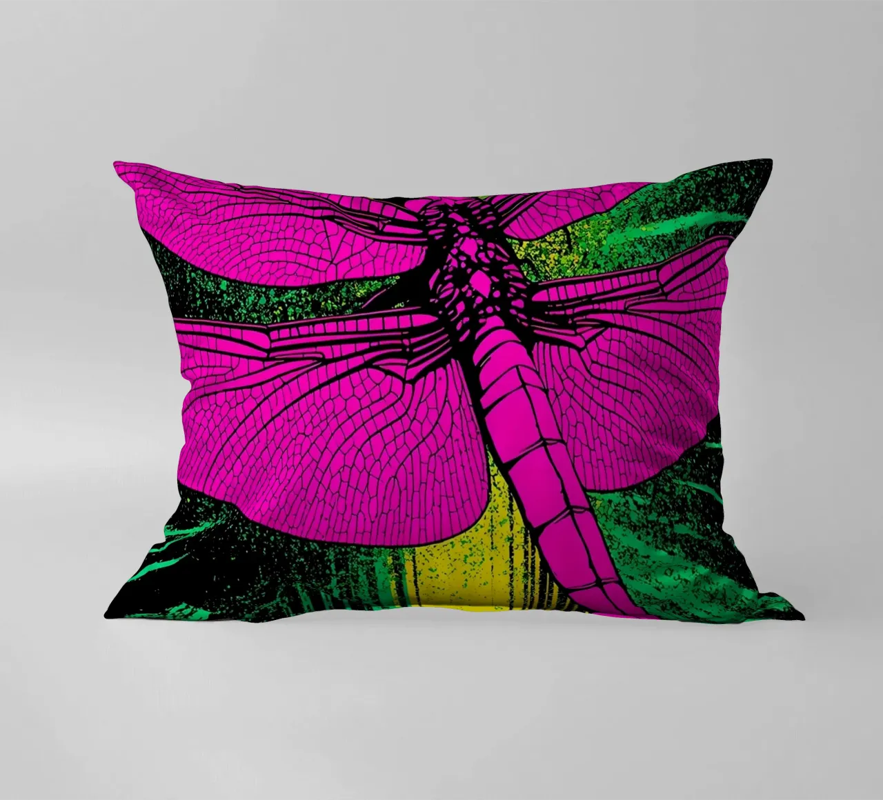 Libellula - Pop Art cuscino da ColorCrash Gallery