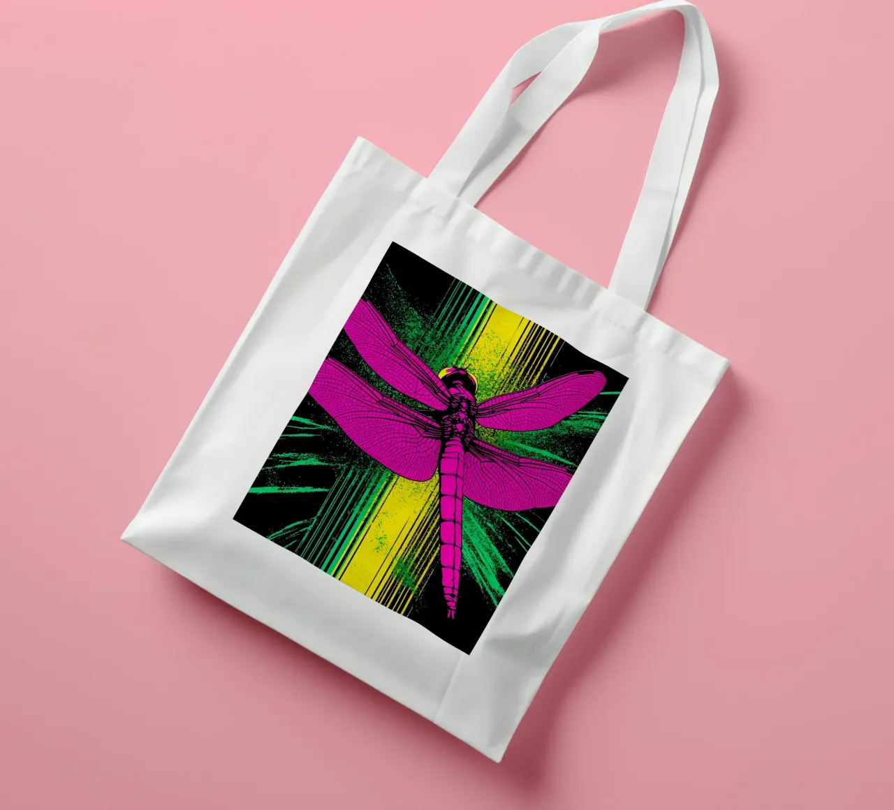 Libellule - Pop Art tote bag de ColorCrash Gallery