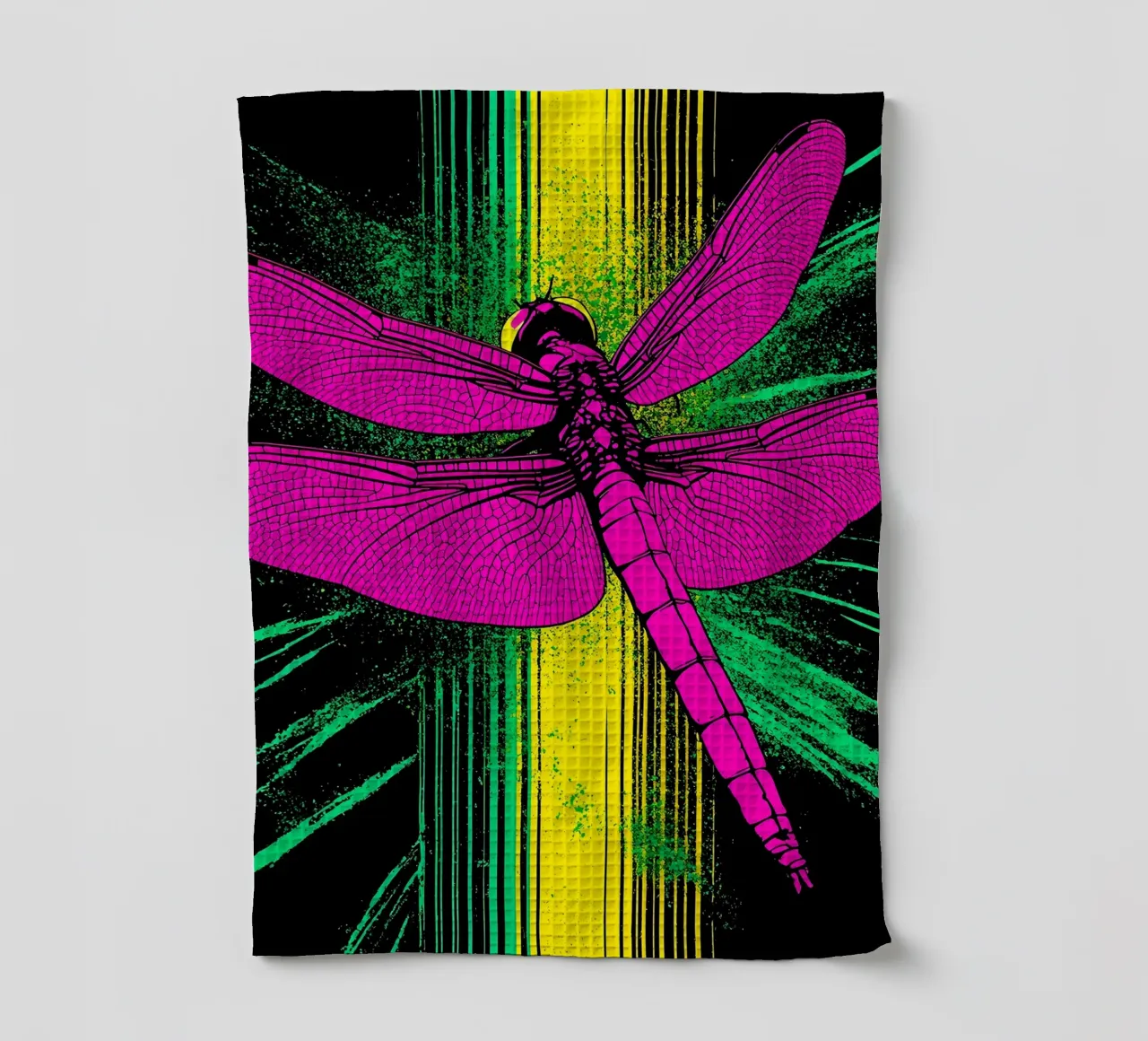 Libellula - Pop Art canovaccio da cucina da ColorCrash Gallery