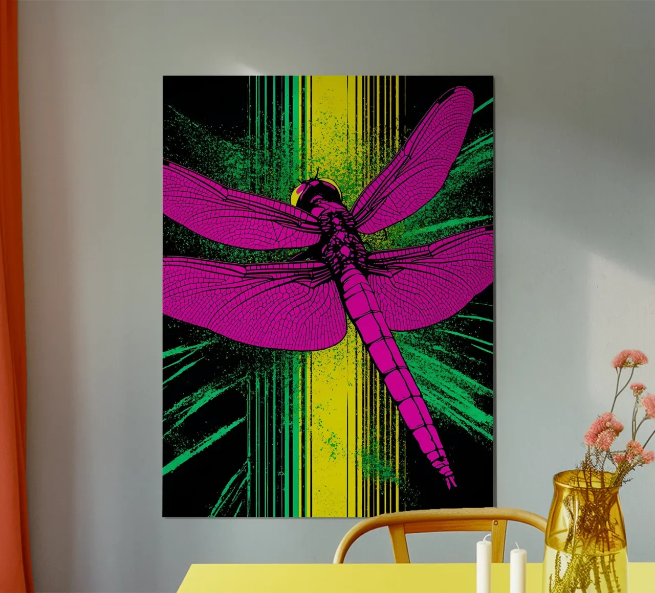 Libellula - Pop Art carta hahnemühle da ColorCrash Gallery