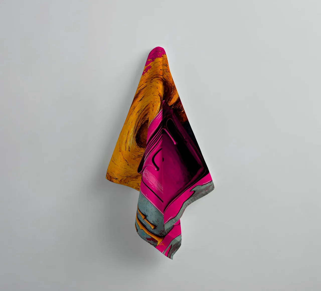 Verfblik - Pop Art badhanddoek van ColorCrash Gallery