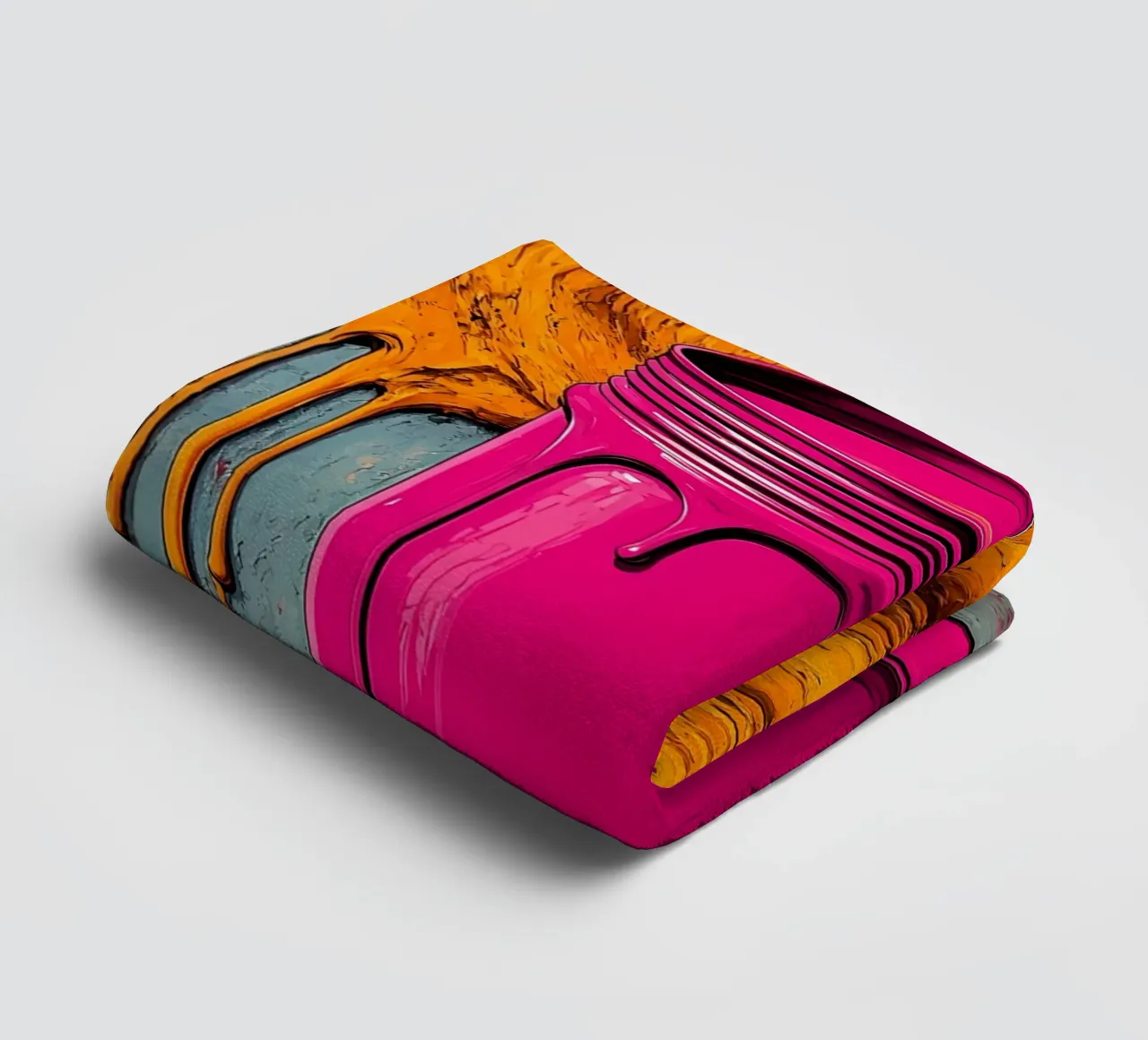 Verfblik - Pop Art badhanddoek van ColorCrash Gallery