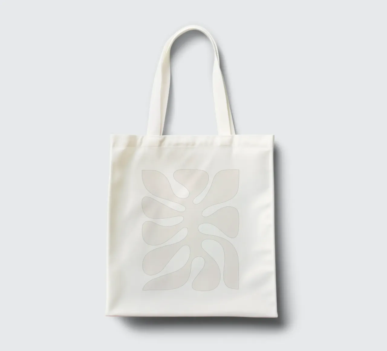 Foglia di Monstera Minimal | Verde pastello botanico (2/2) borsa in juta da Dominique Vari