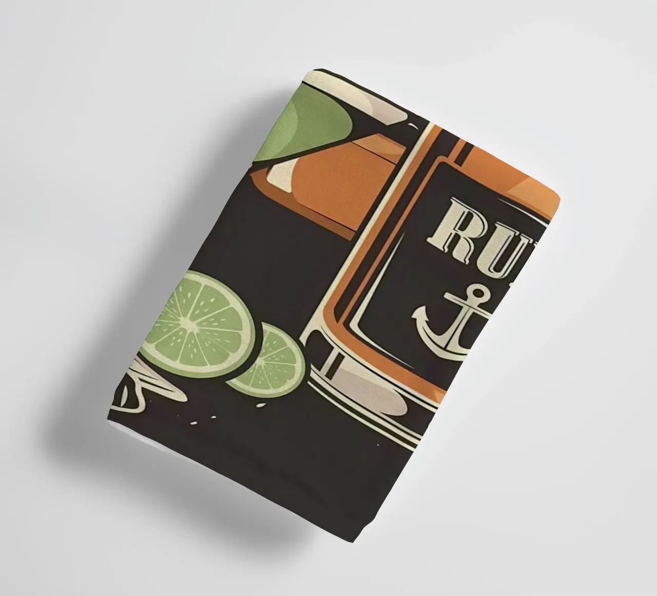Cat and my alcohol towel by Monique A Hooper