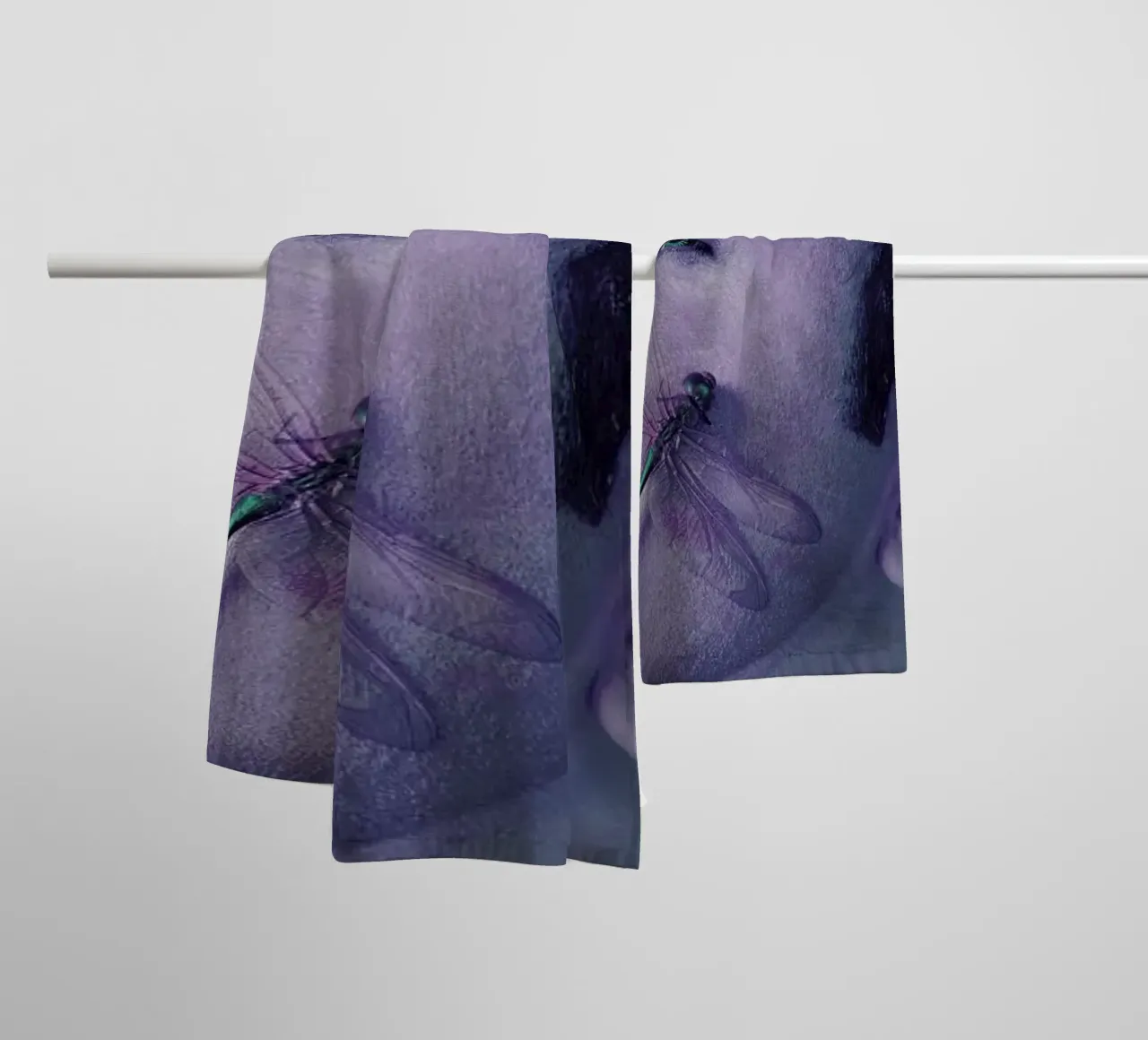 Dragon Fly towel by Lara Zankoul