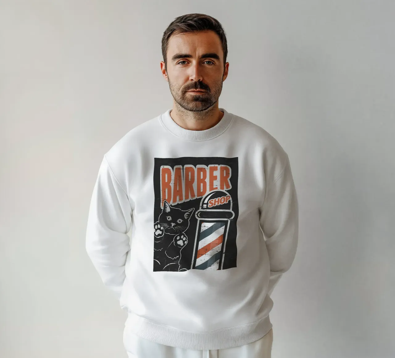 Barbiere nero felpa da Monique A Hooper