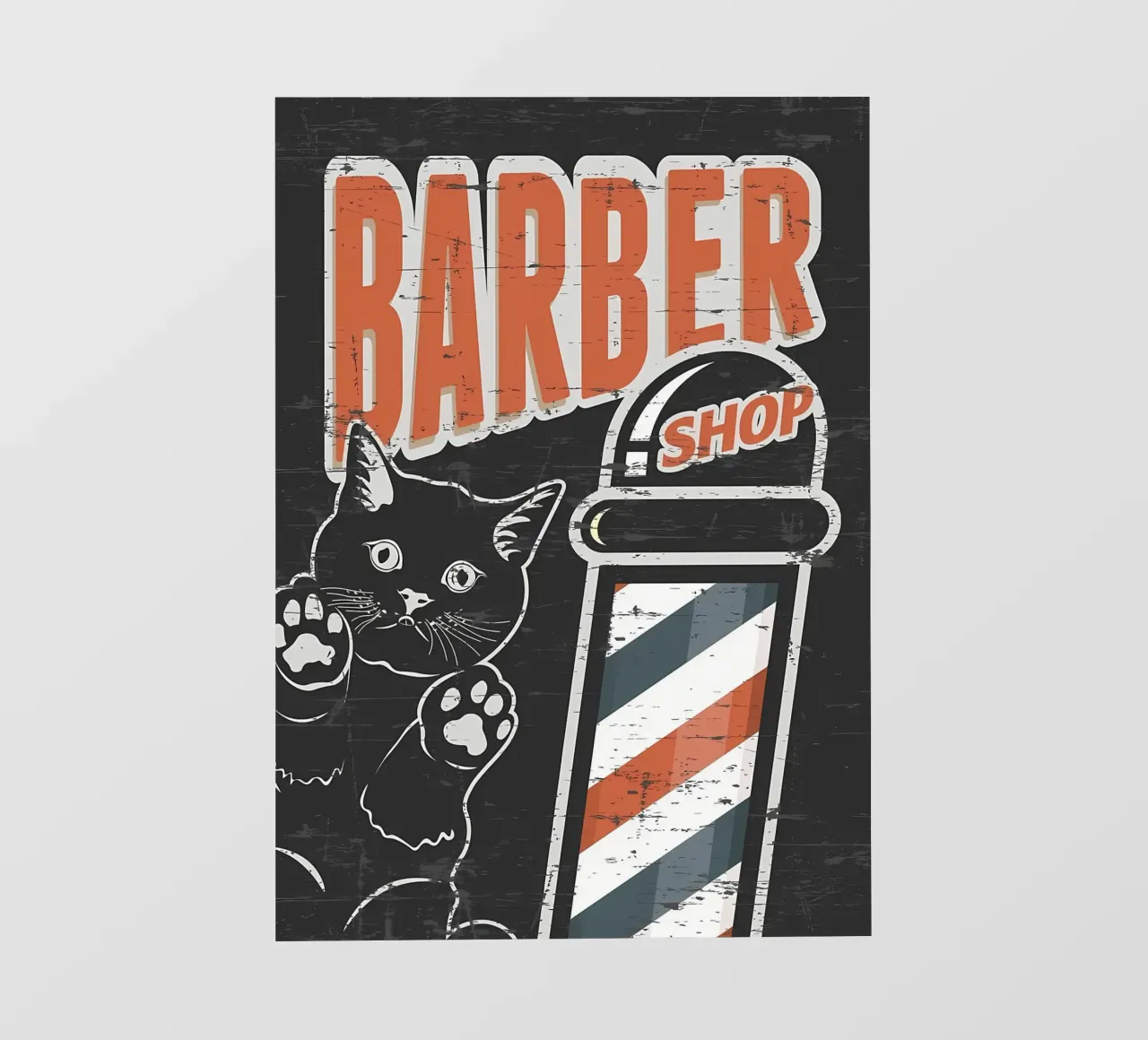 Barber Shop Black photo wallpaper by Monique A Hooper