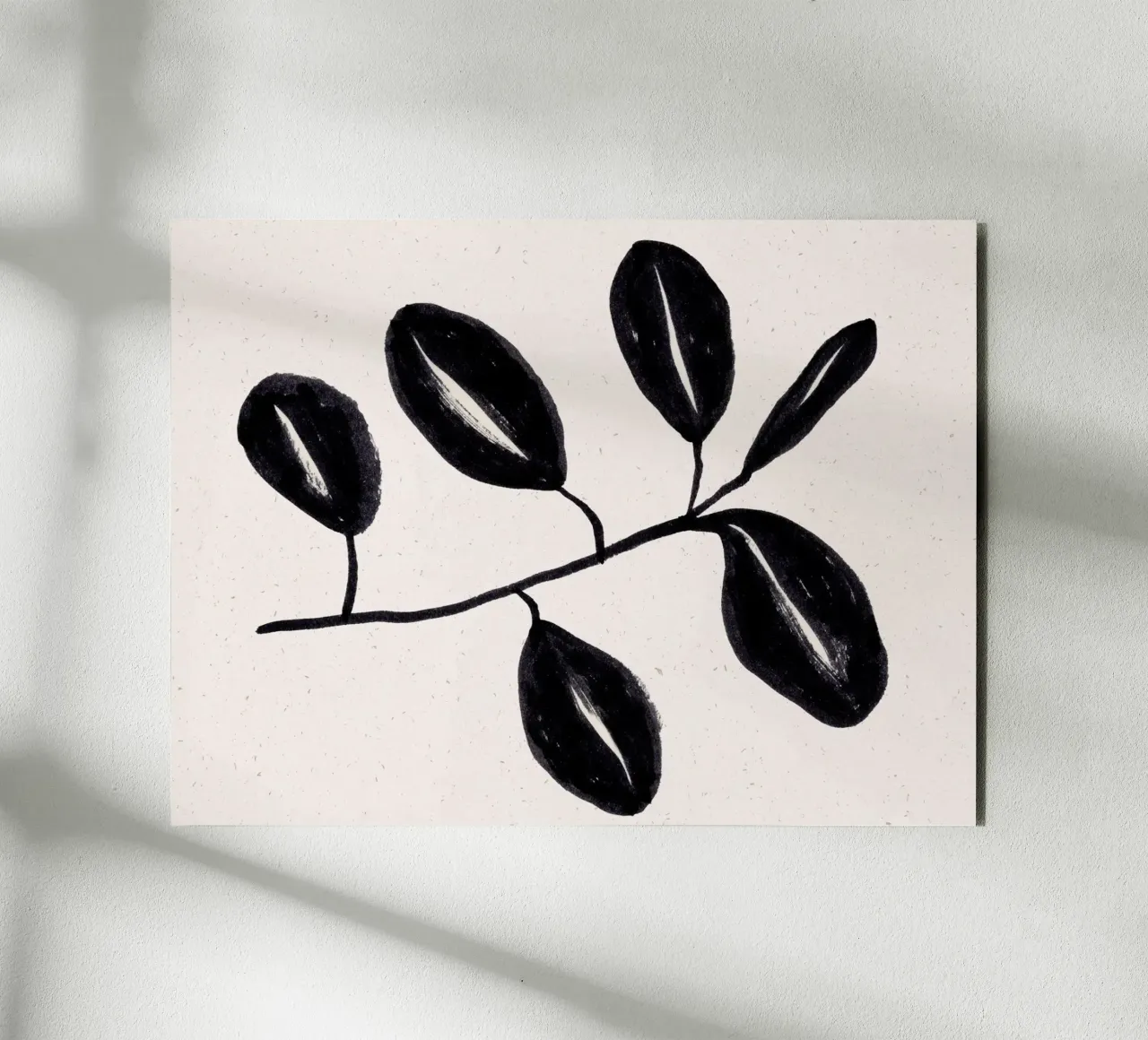 Black Leaflover 07 alluminio dibond da Leaflover