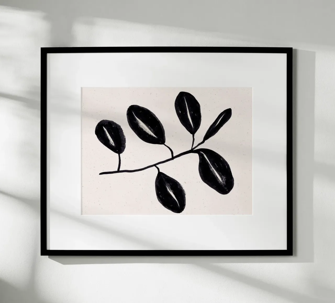 Black Leaflover 07 carta hahnemühle da Leaflover