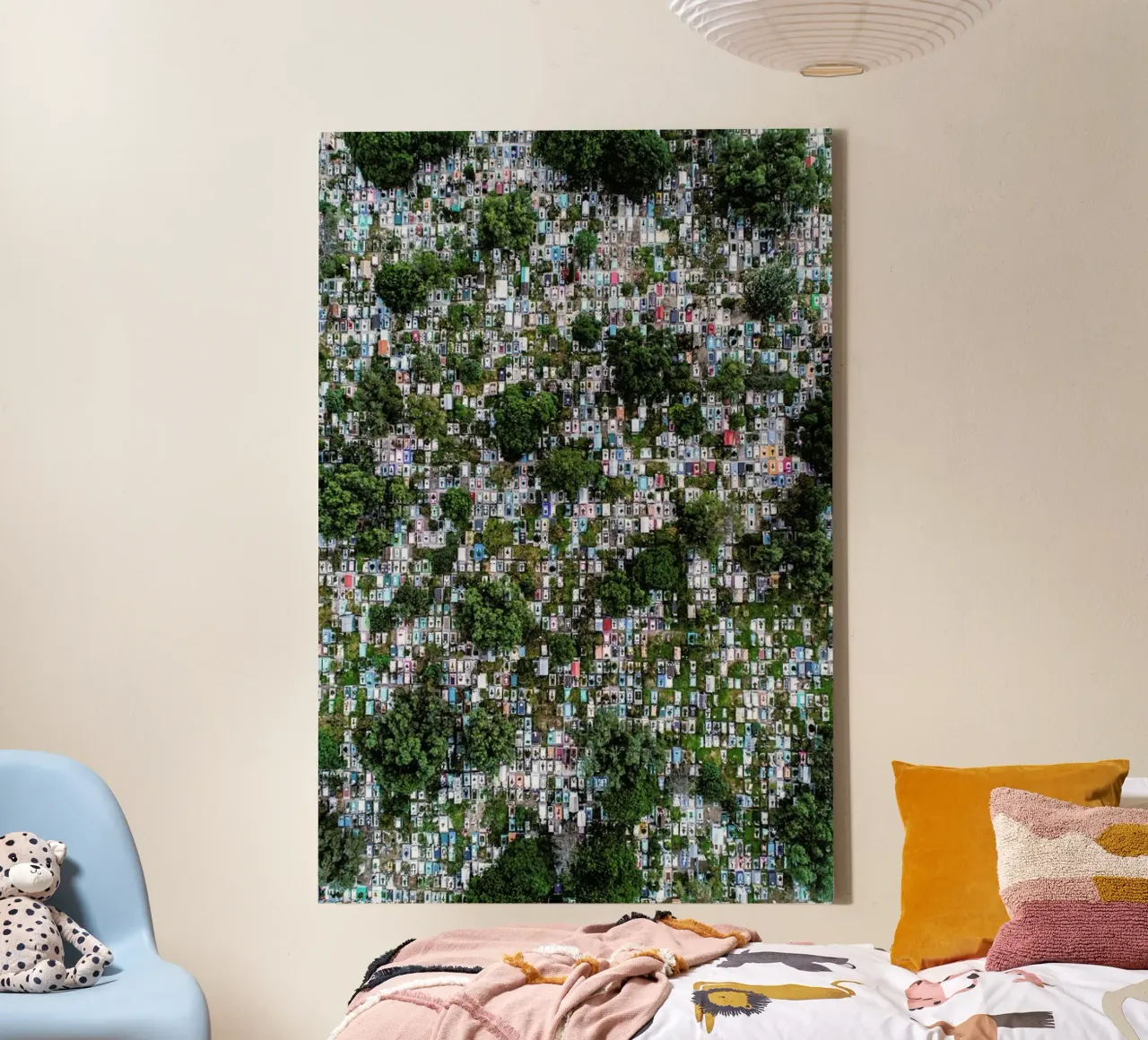 Todos Juntos canvas met Baklijst van ROBERTO H