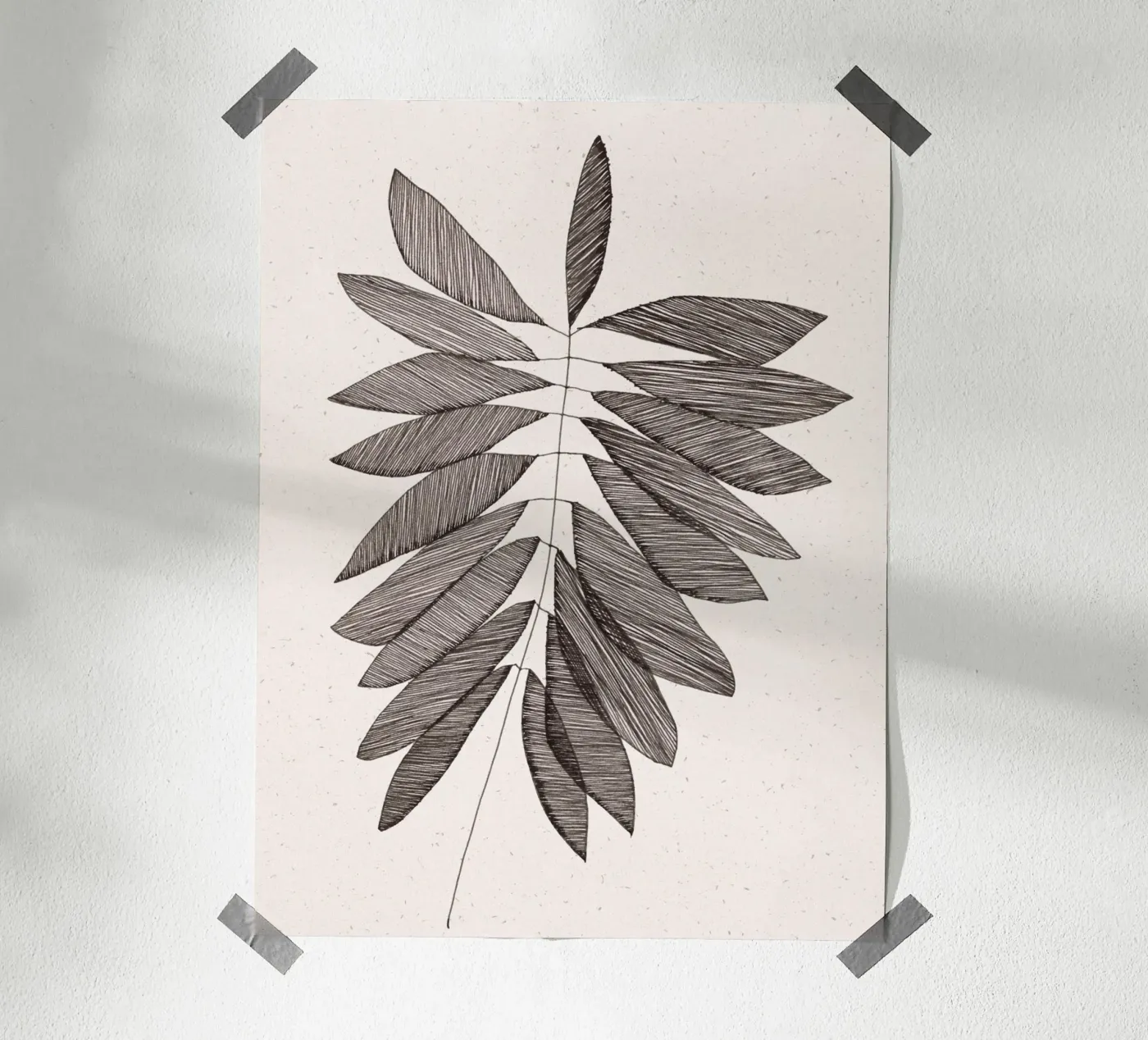 Black Leaflover 08 poster da Leaflover