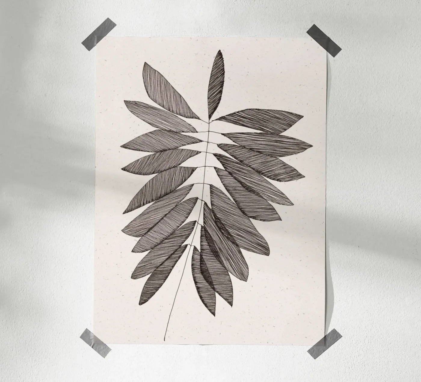 Black Leaflover 08 poster da Leaflover