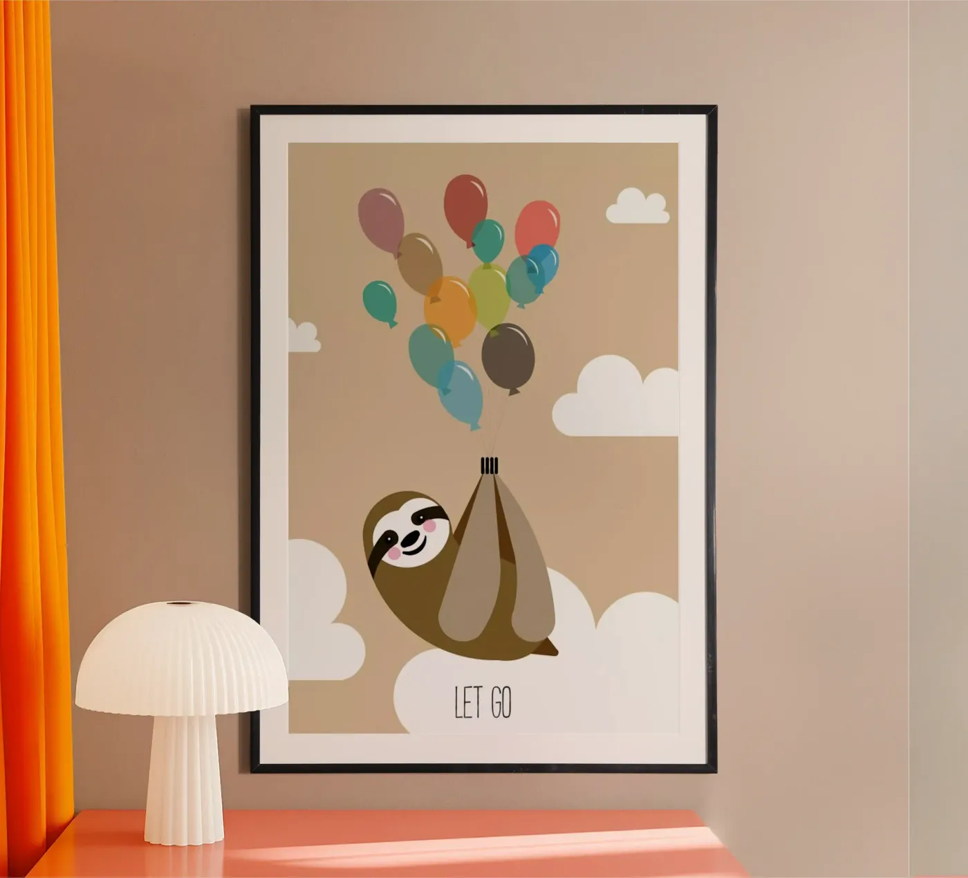 Let Go poster van Sabrina Ziegenhorn