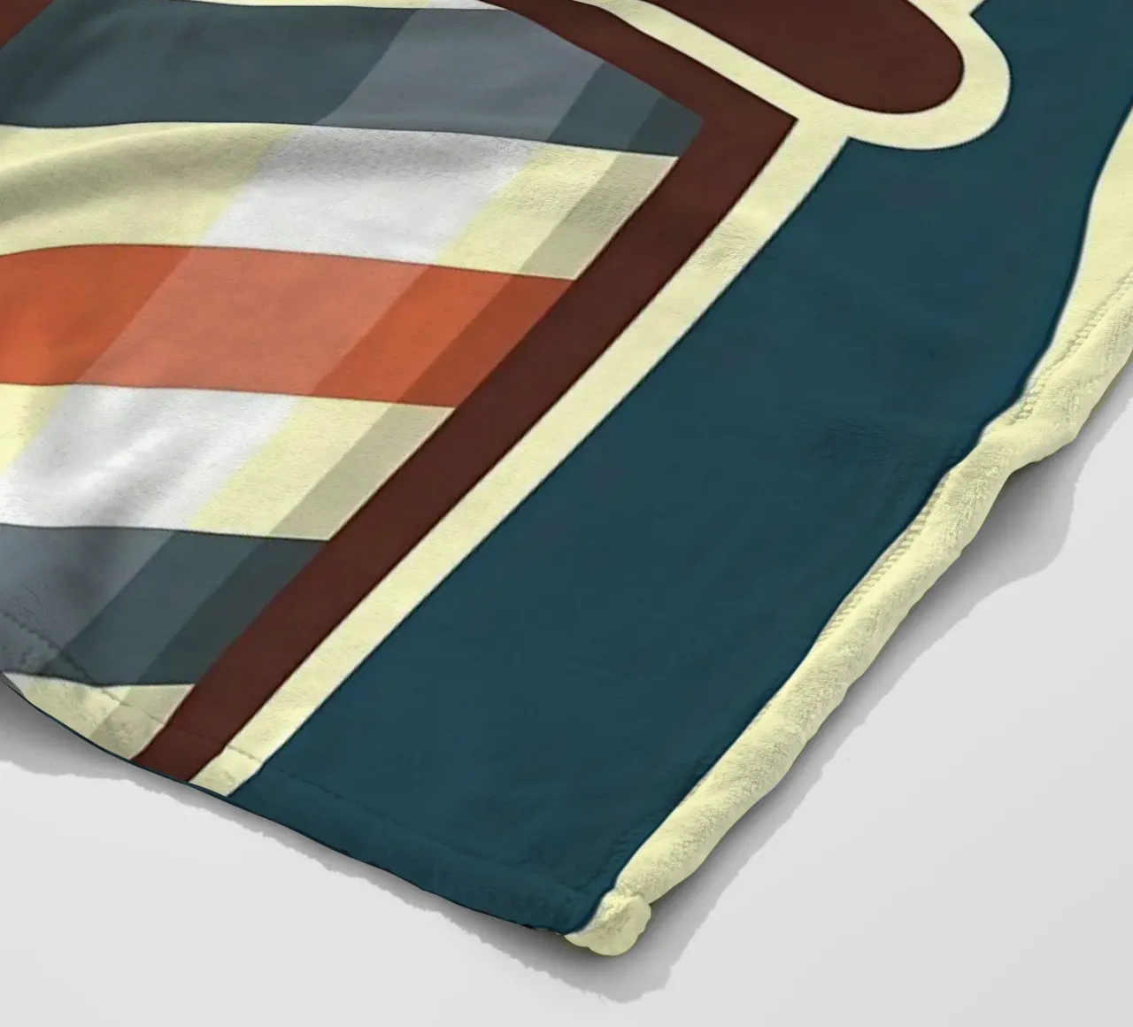 Cat Barber Shop fleece blanket by Monique A Hooper
