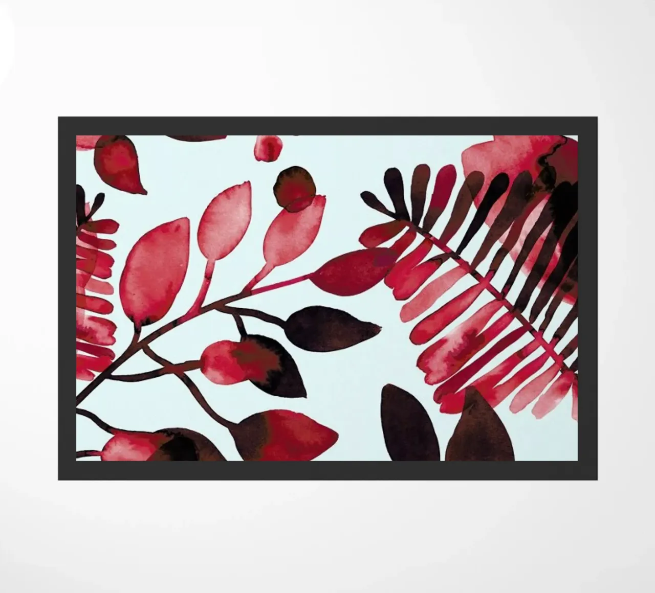 Leaves - Red zerbino da BlauMaschine