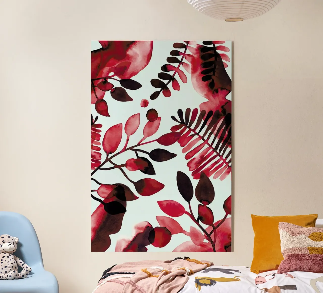 Leaves - Red plexiglass da BlauMaschine