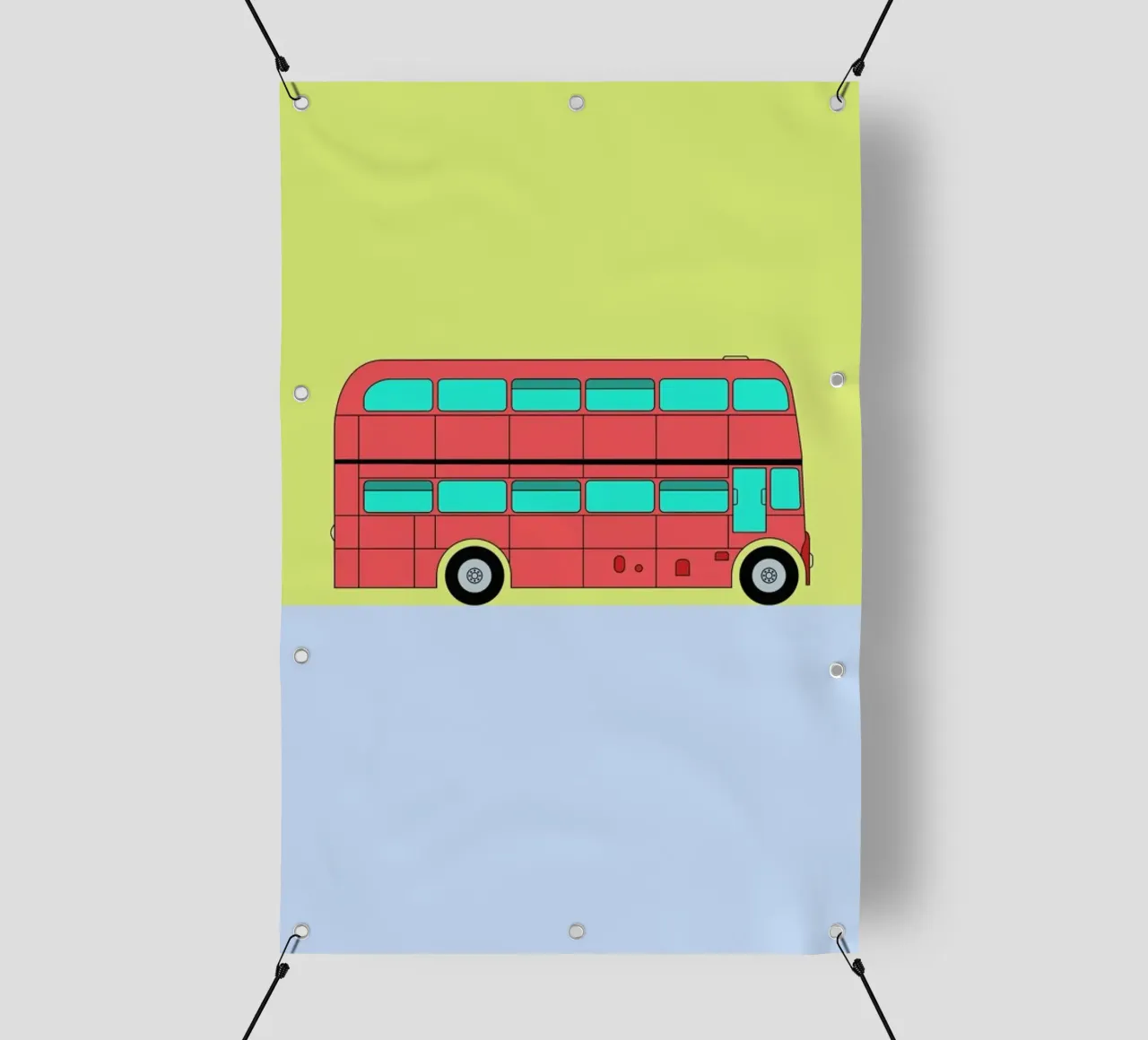 London Bus Tour telo in pvc da Jan Luzar