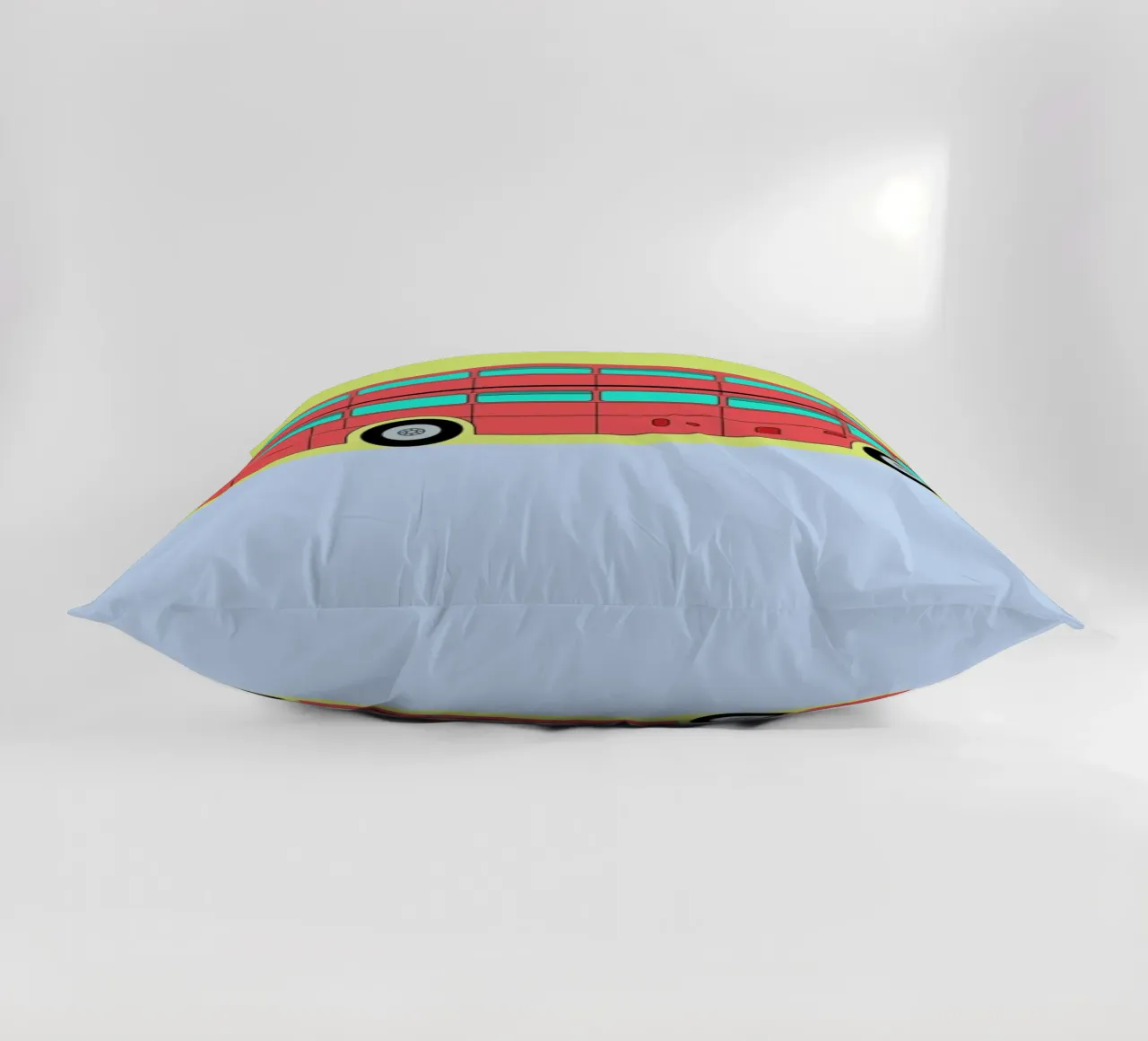 London Bus Tour decorative cushion by Jan Luzar