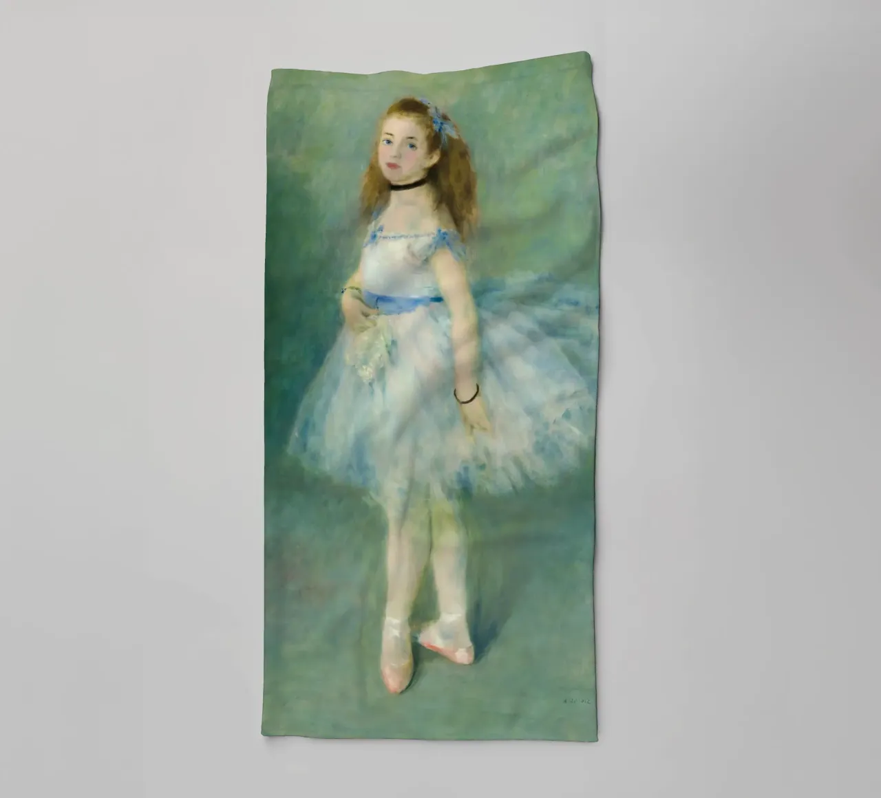 Pierre-Auguste Renoir - The Dancer, 1874 towel by Timeless Artworks