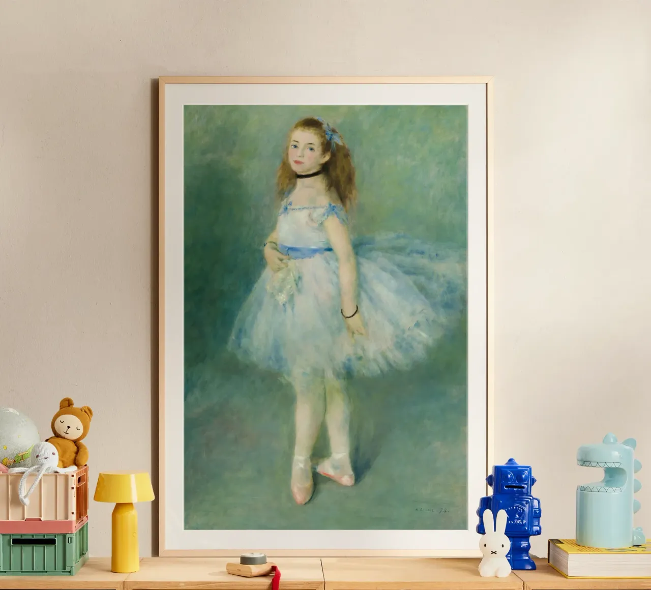 Pierre-Auguste Renoir - La ballerina, 1874 carta hahnemühle da Timeless Artworks